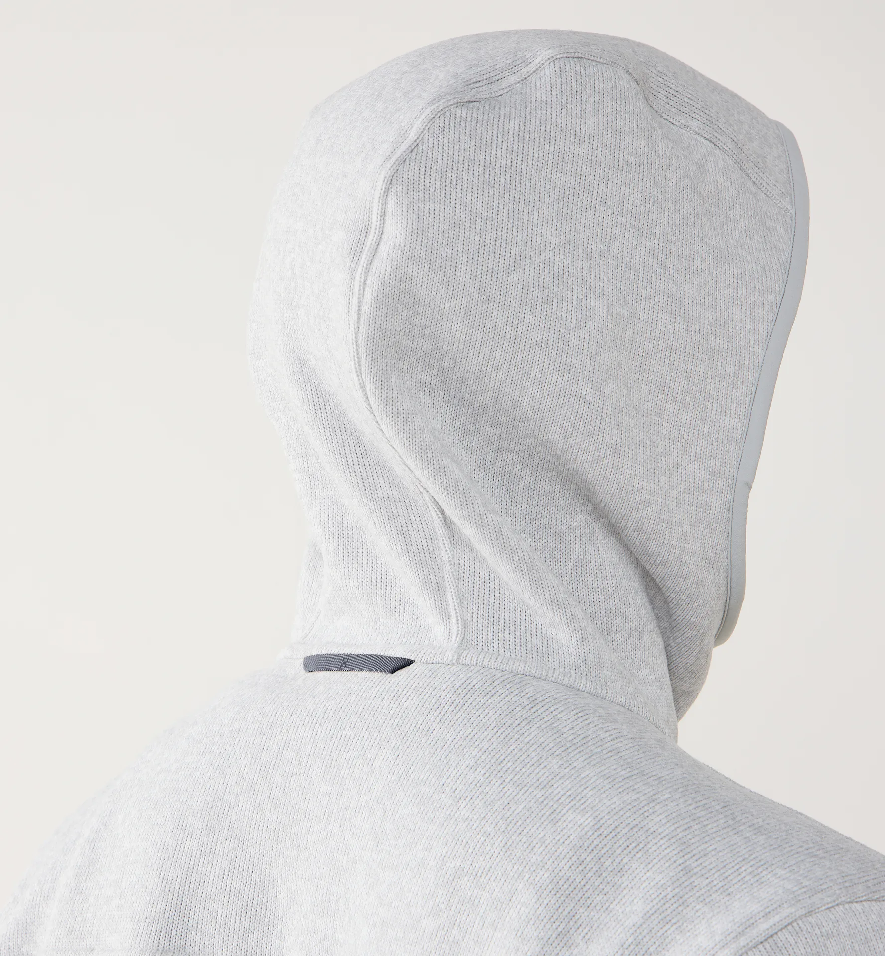 Swook II Mid Hood Men Stone Gray/Soft White