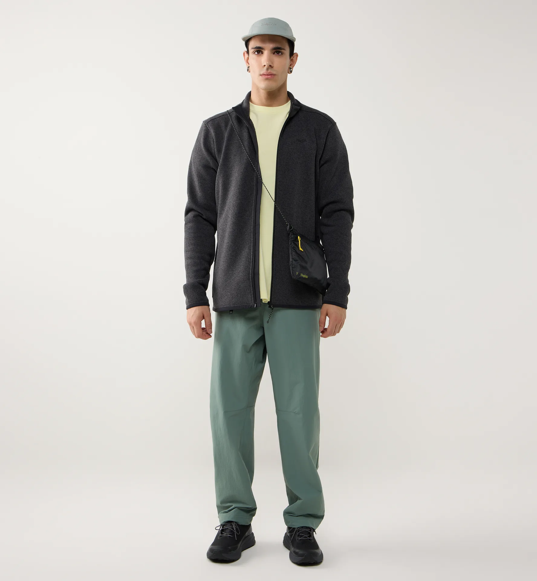 ホグロフス　Swook Jacket Men Swook II Mid Jacket Men | Magnetite/True black | Hiking