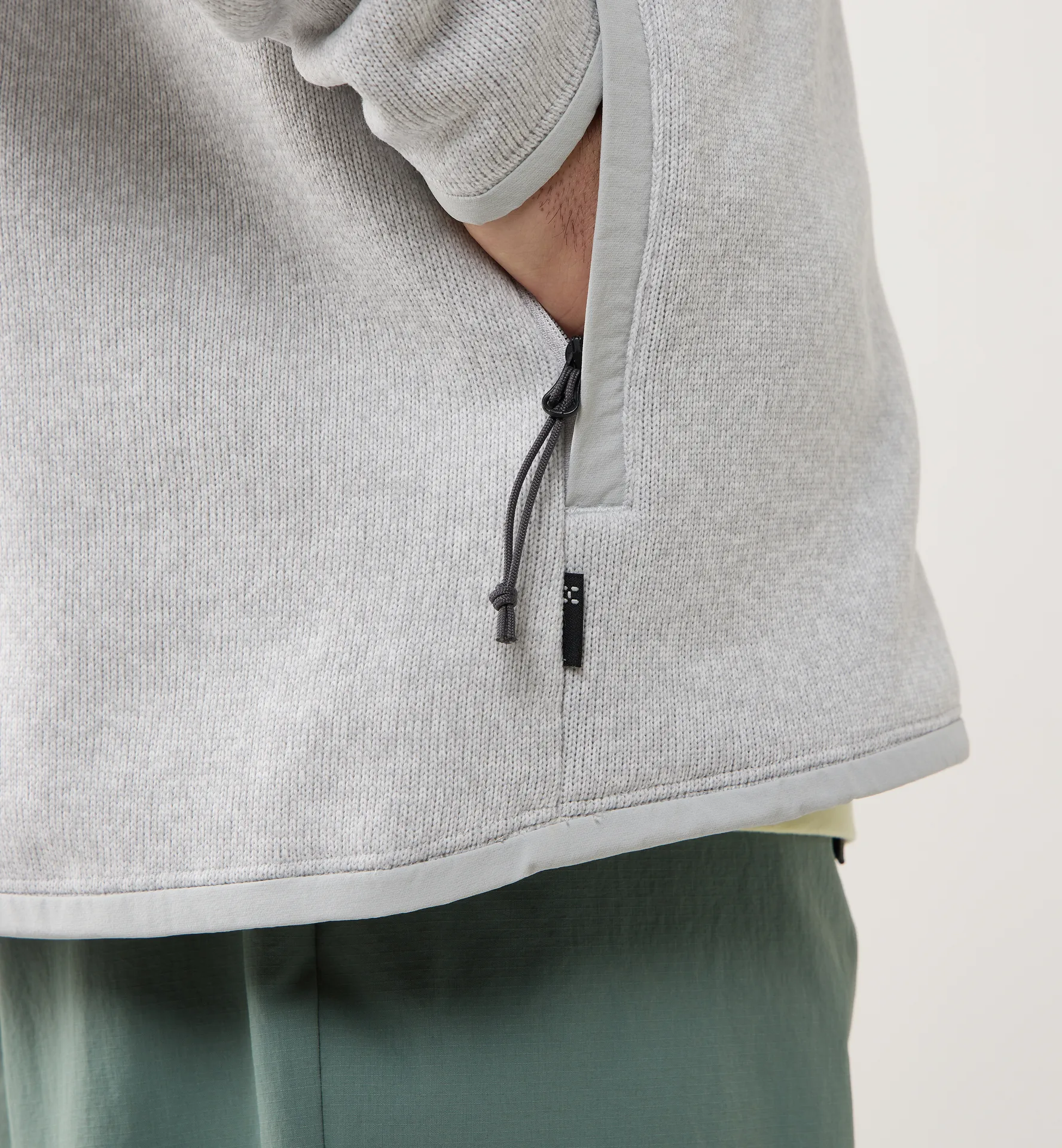 Swook II Mid Jacket Men Stone Grey/Soft White