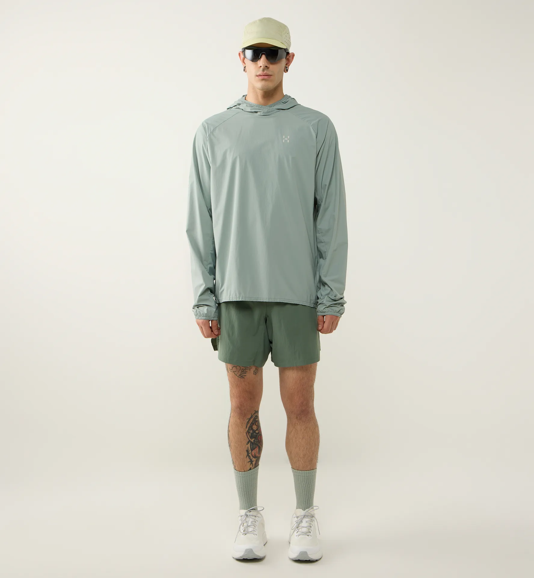 L.I.M Sunpack Hoodie Men Dew Green