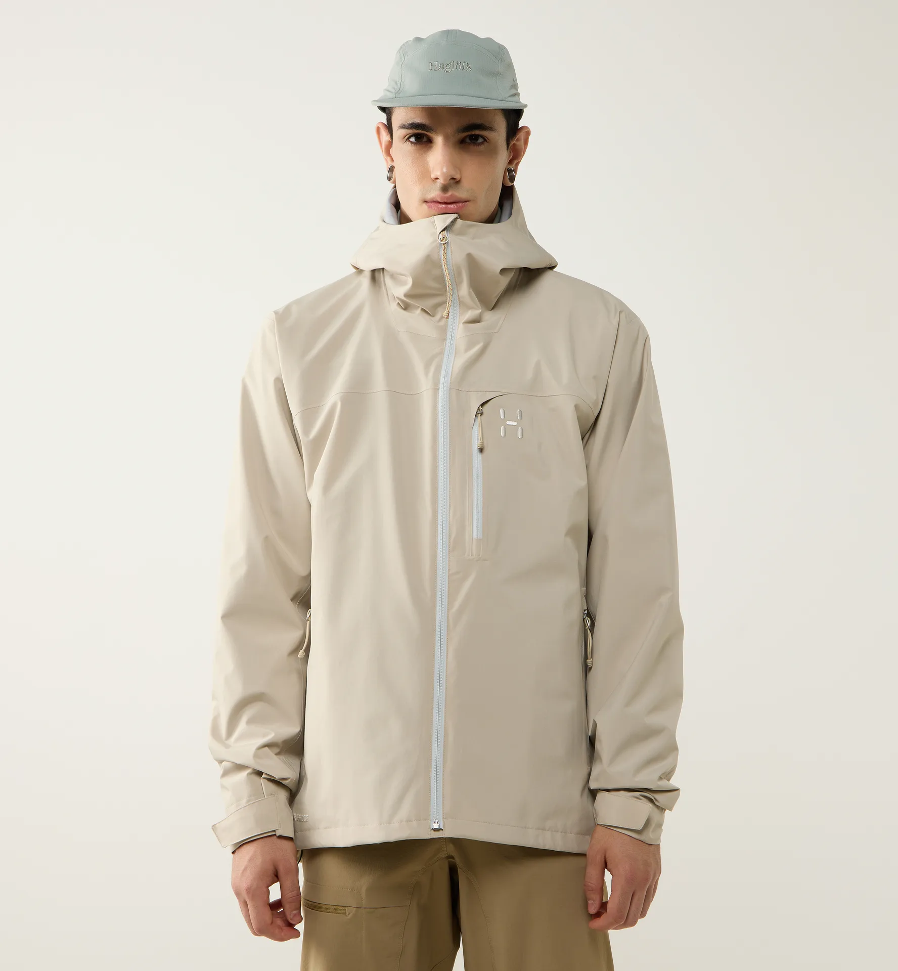 Haglöfs Ozka Proof 2L Jacket Men Chalk Beige - Herren - XXL