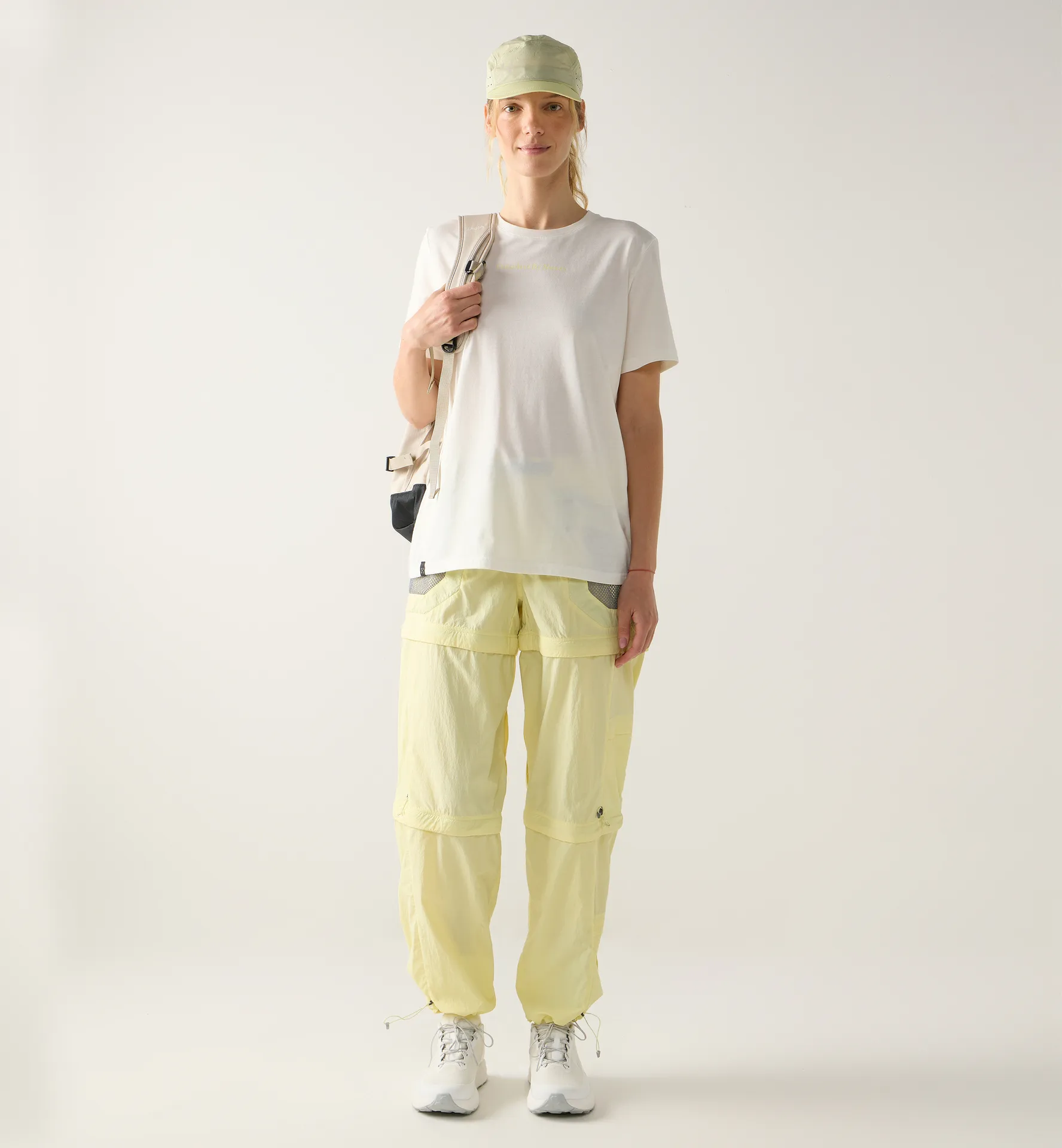 Solis Zip Off Pant Women Yellow Rise