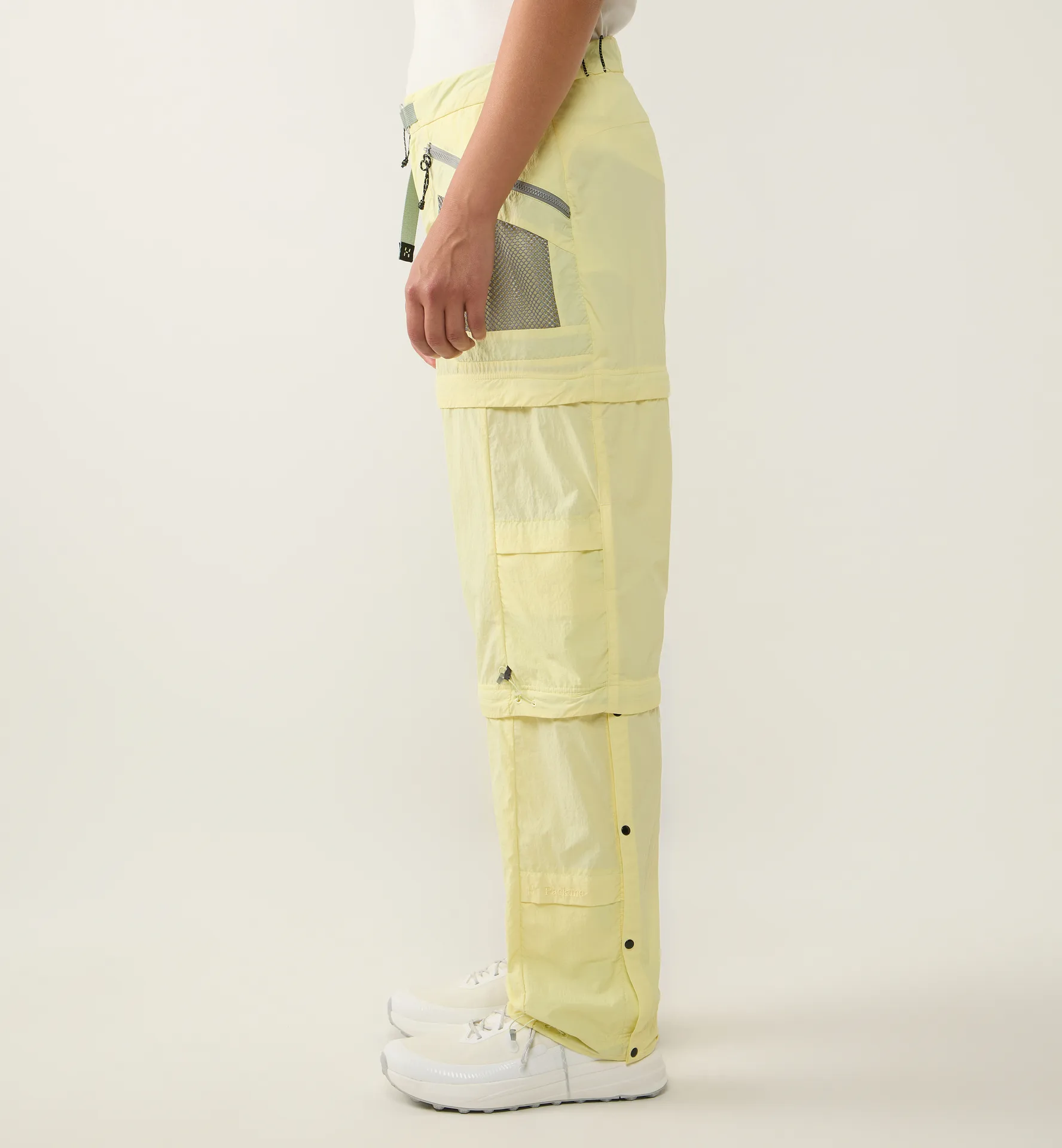 Solis Zip Off Pant Women Yellow Rise