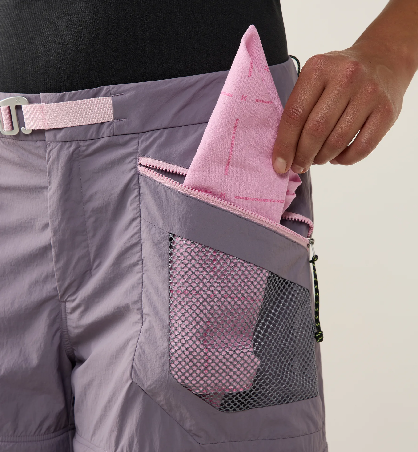 Solis Zip Off Pant Women Purple Fog