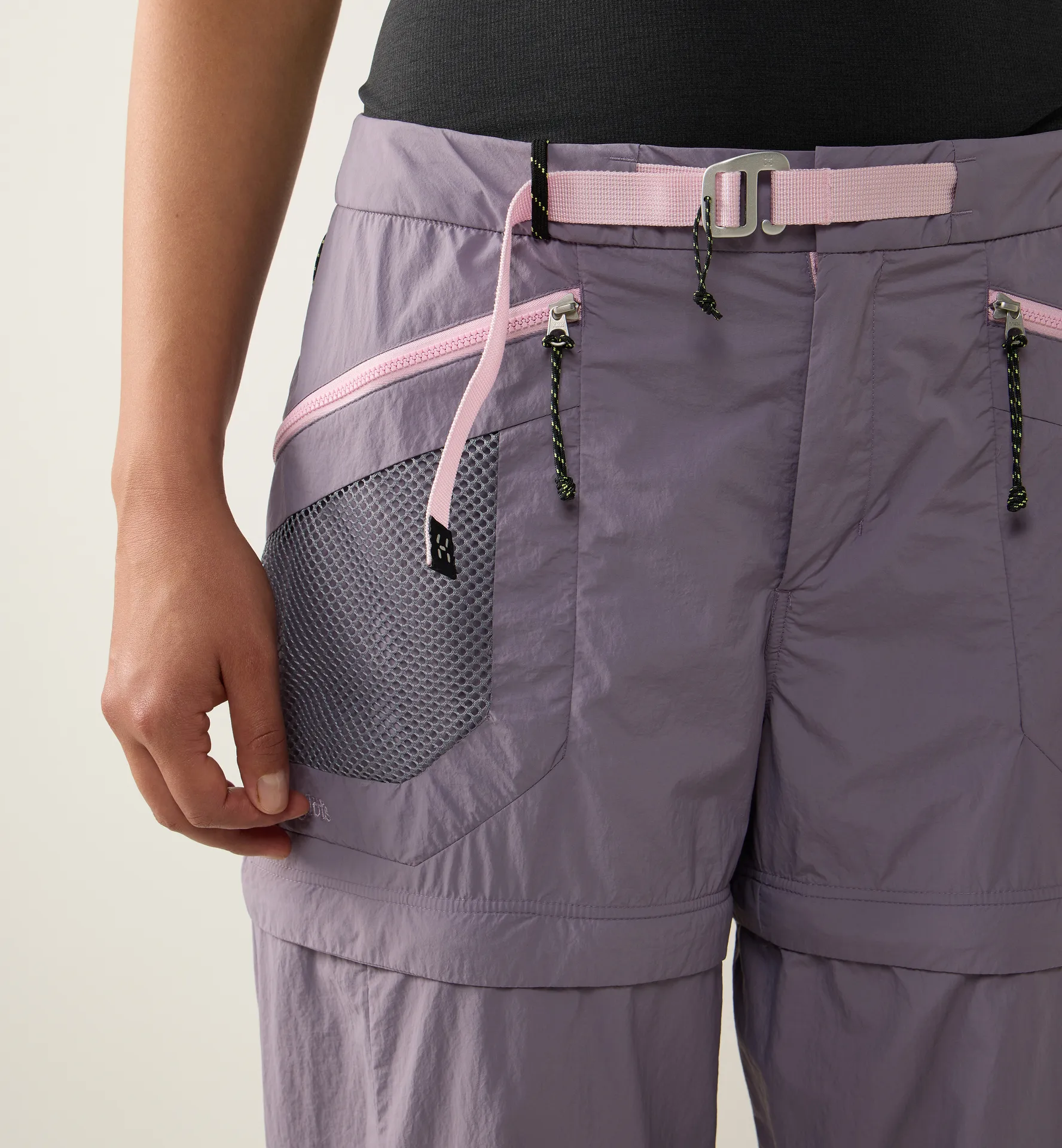 Solis Zip Off Pant Women Purple Fog