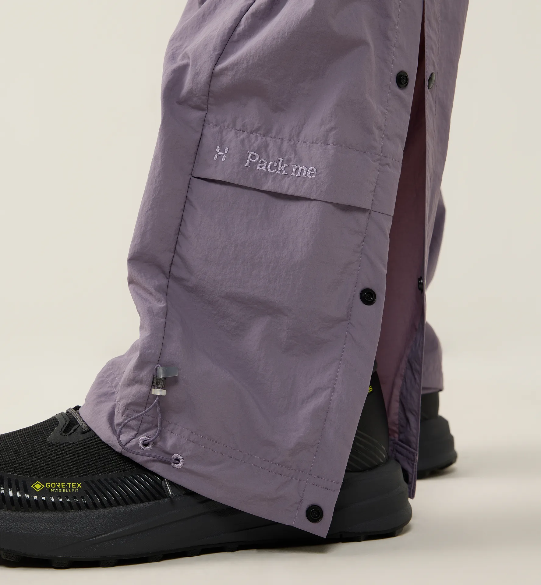 Solis Zip Off Pant Women Purple Fog