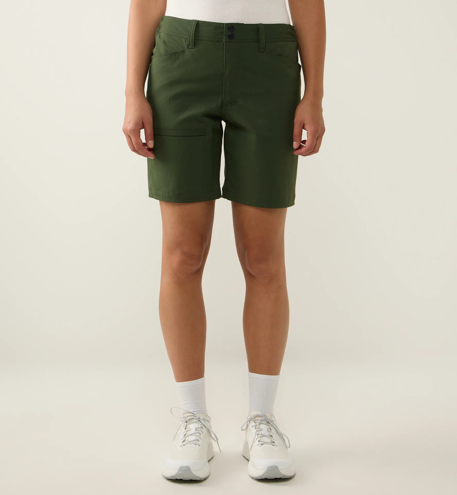 Alert Mid Shorts Women Seaweed Green