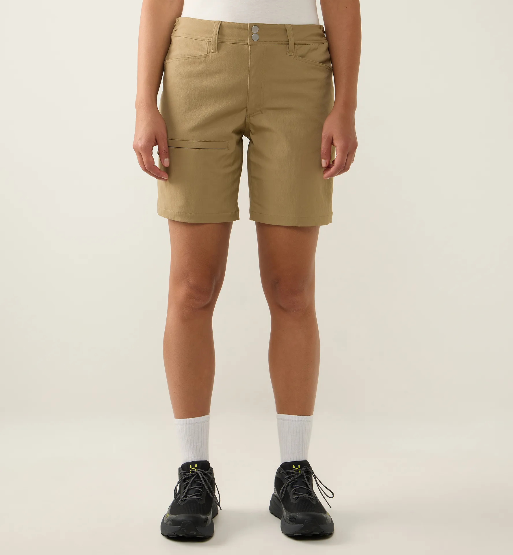 Alert Mid Shorts Women Oak Brown