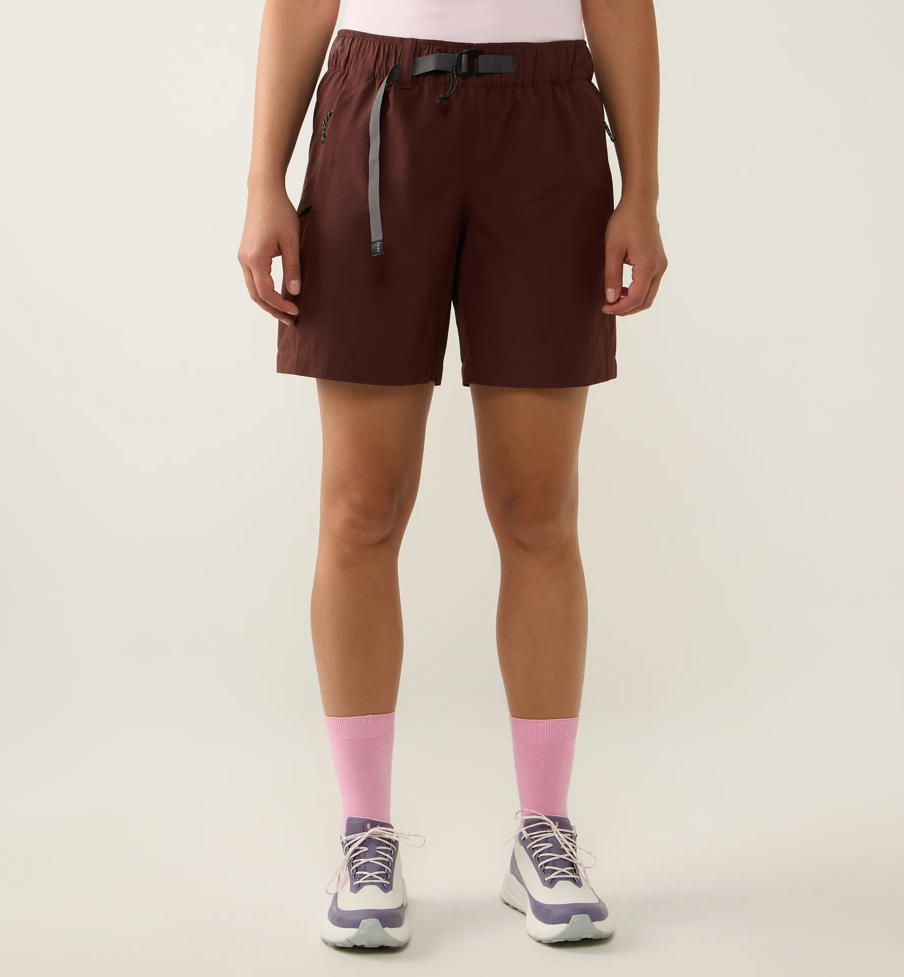Hede Shorts Women Maroon Trail
