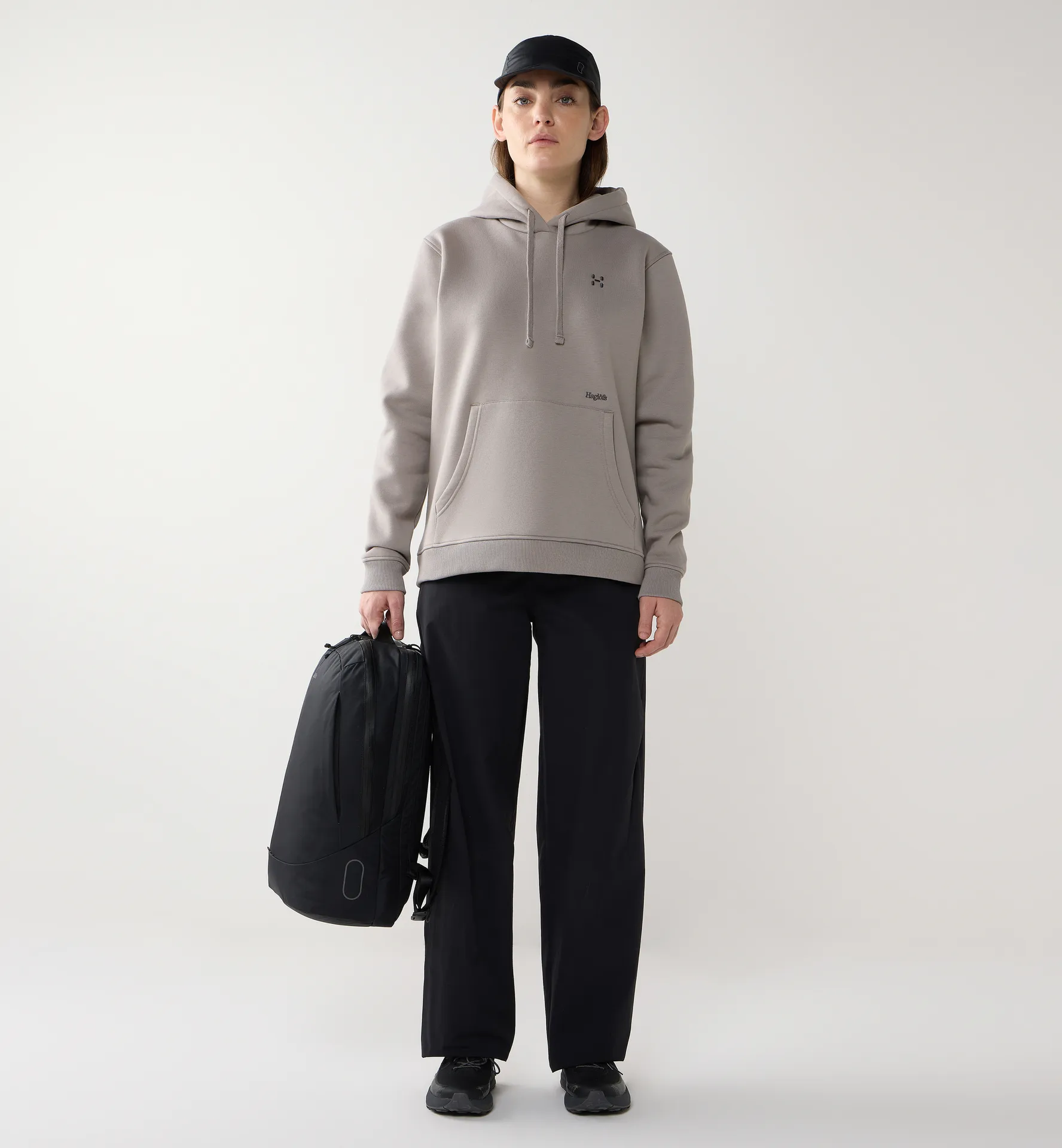 Haglöfs Hoodie Women Stone Brick