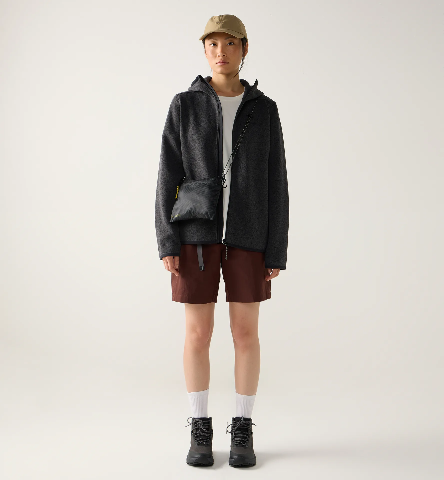 Swook II Mid Hood Women Magnetite/True Black