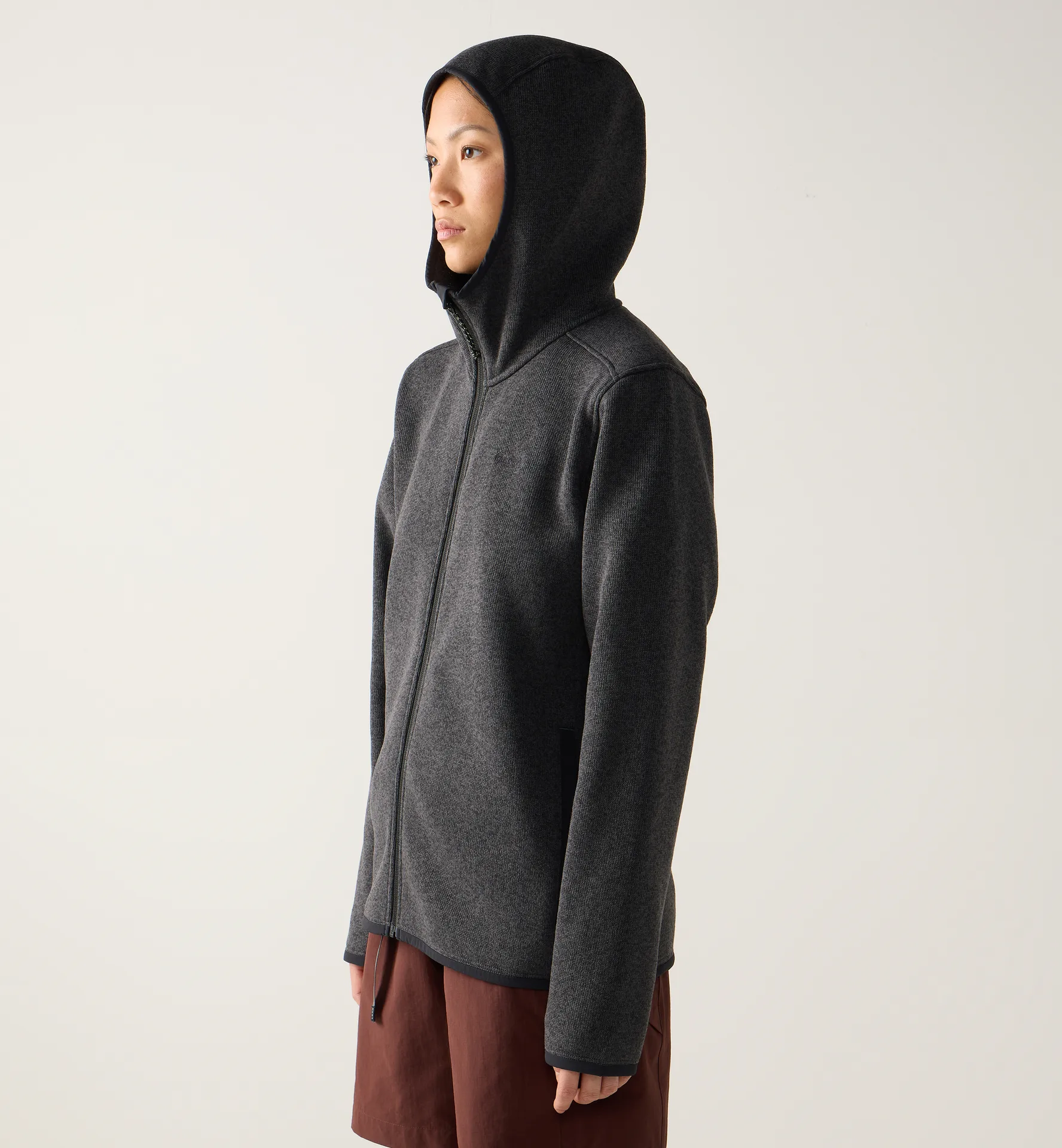 Swook II Mid Hood Women Magnetite/True Black