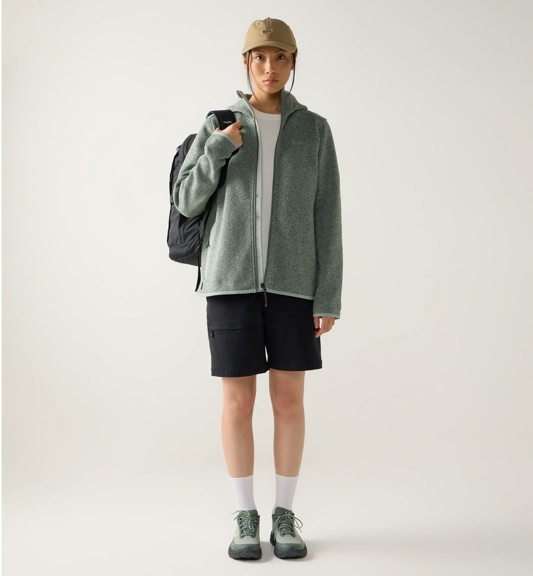 Swook II Mid Hood Women Chlorophyll Green/Dew Green