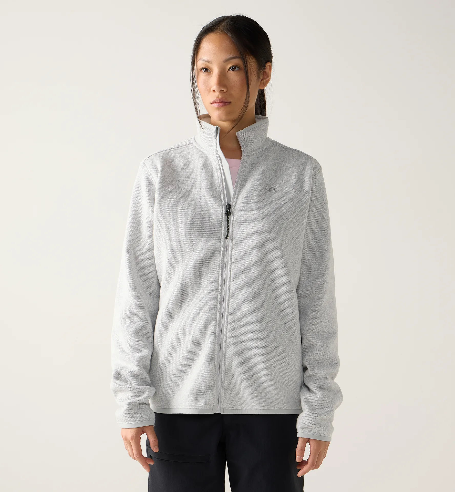 Swook II Mid Jacket Women Stone Gray/Soft White