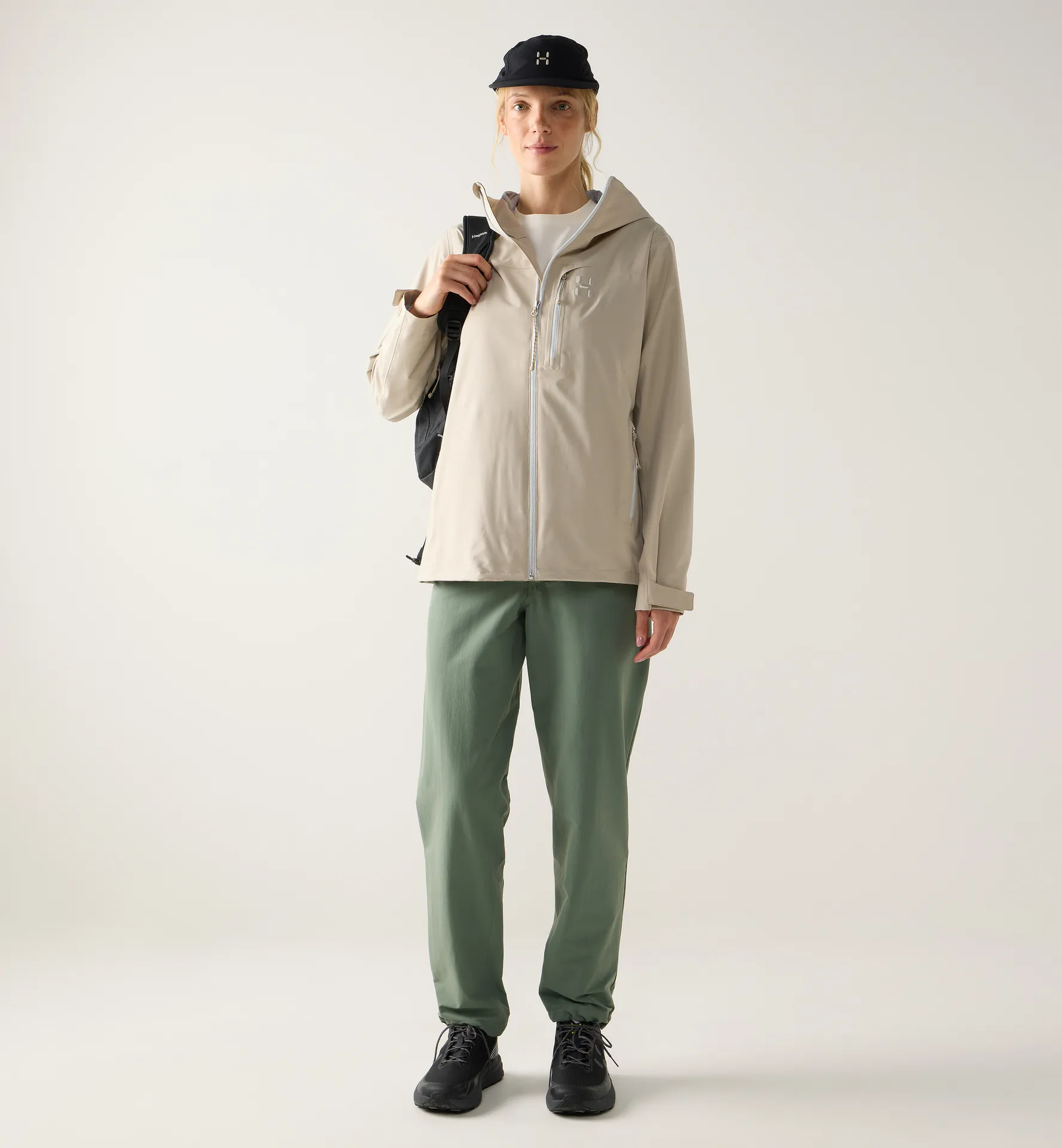 Ozka Proof 2L Jacket Women Chalk Beige