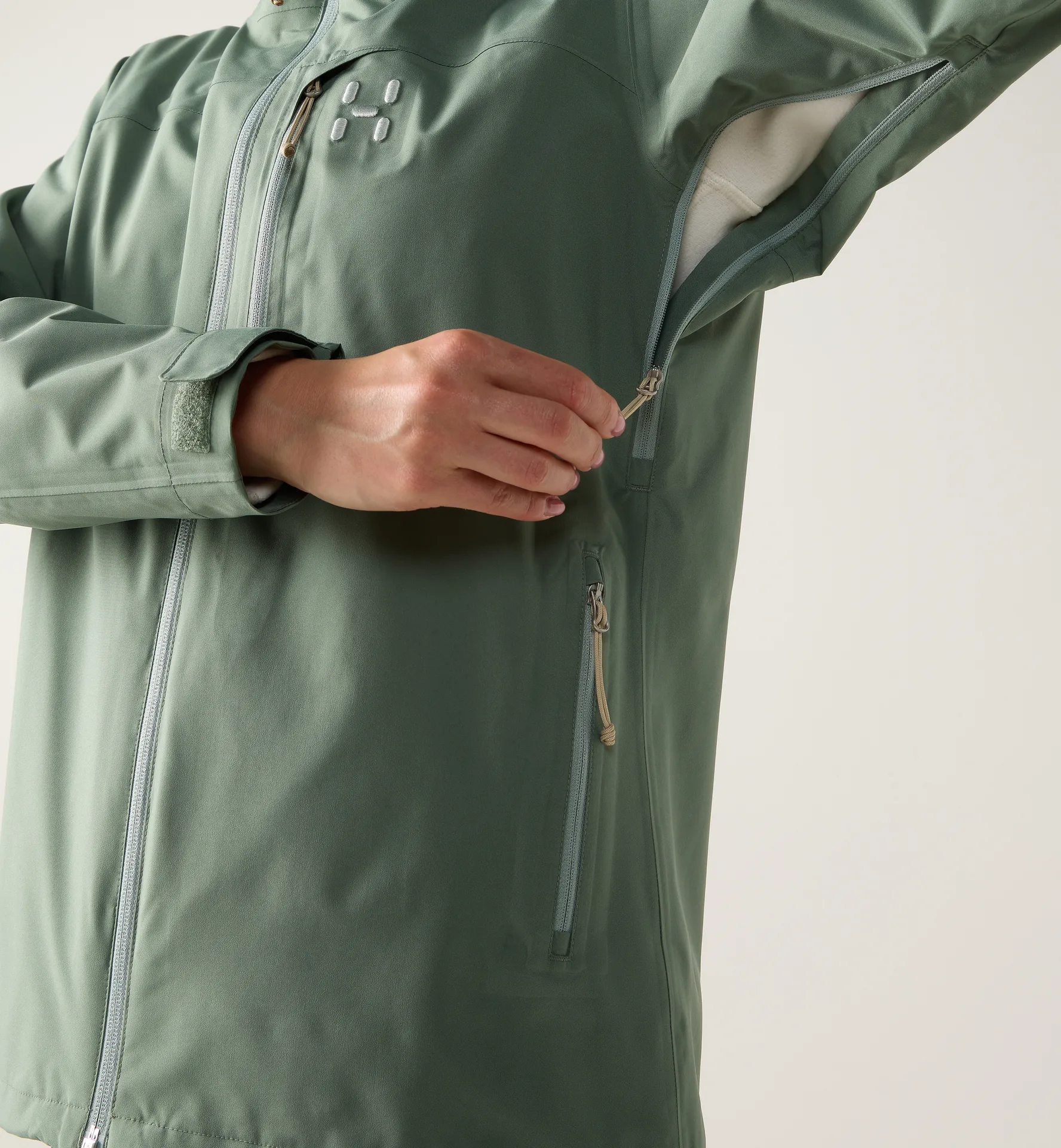 Ozka Proof 2L Jacket Women Chlorophyll Green