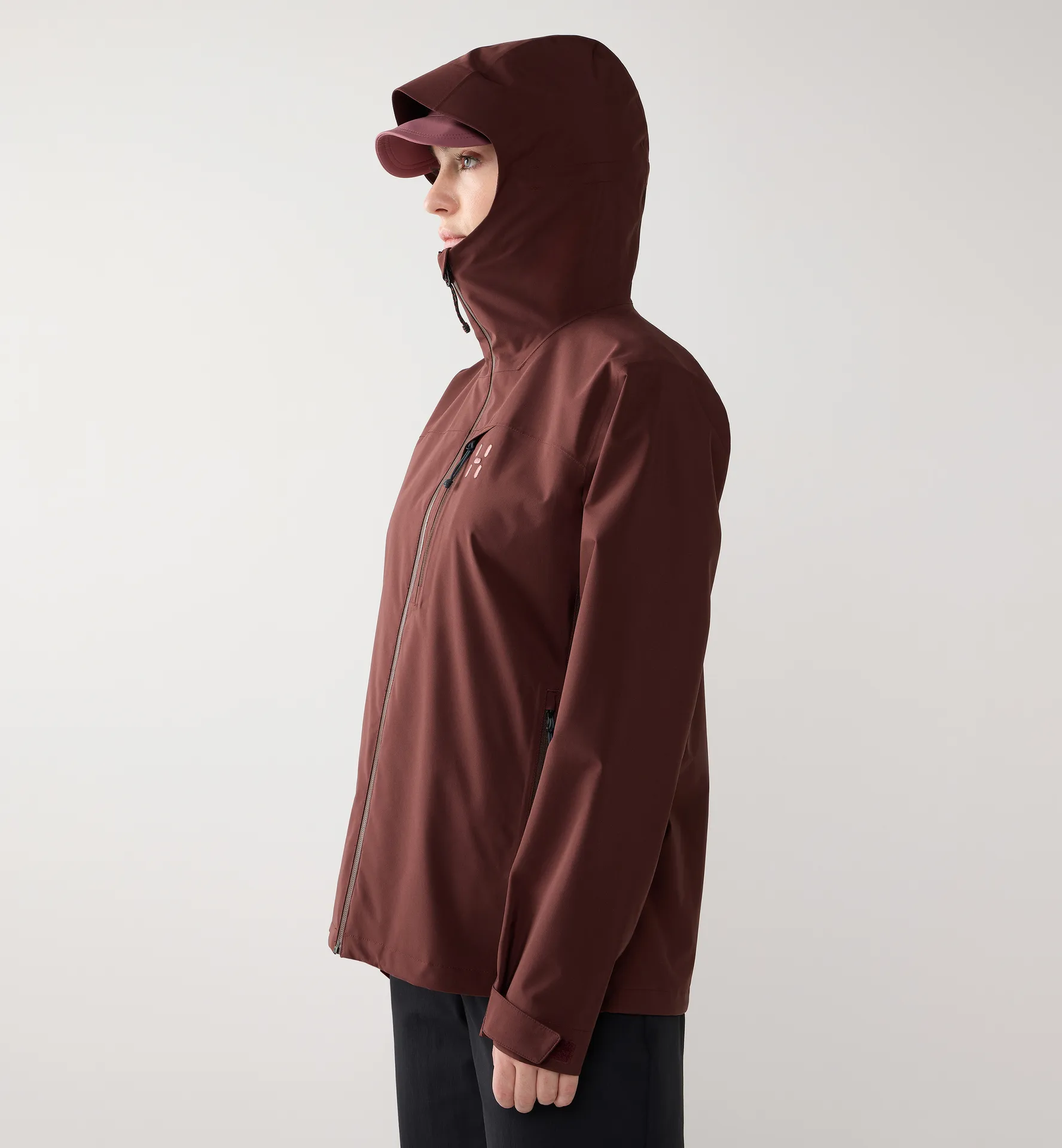 Ozka Proof Jacket Women Maroon Trail