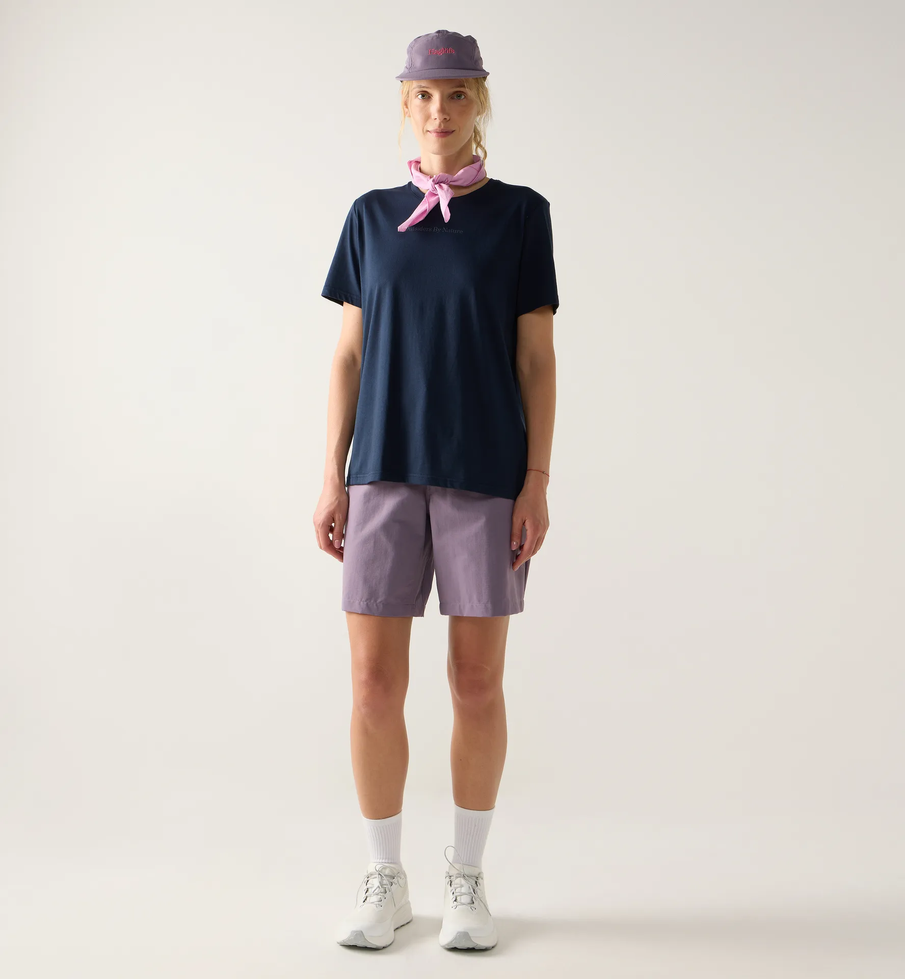 Outsiders Graph Tee Women Tarn Blue