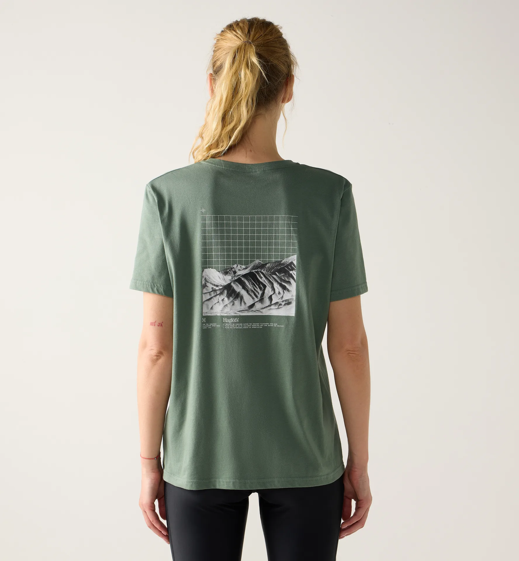 Outsiders Graph Tee Women Chlorophyll Green