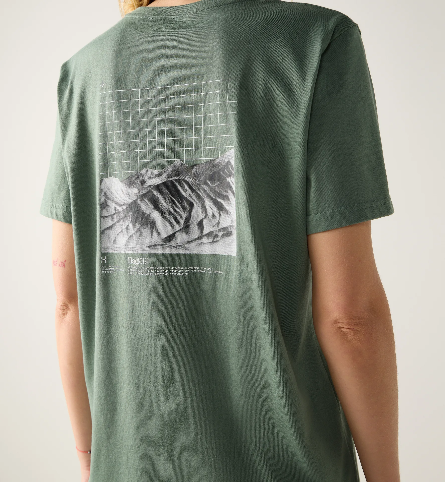 Outsiders Graph Tee Women Chlorophyll Green