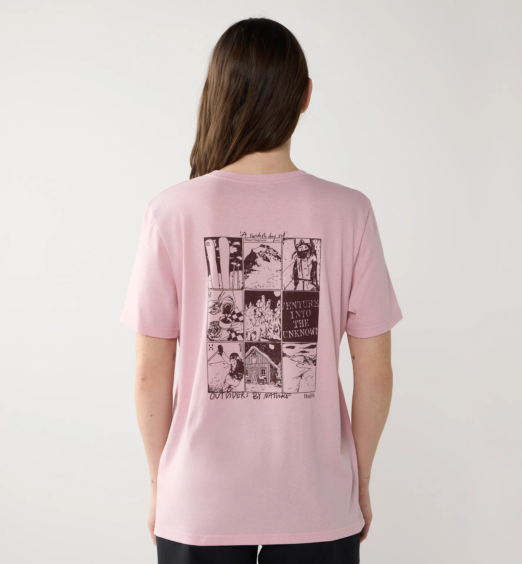 Outsiders Graphic Tee Women Dusty Rose