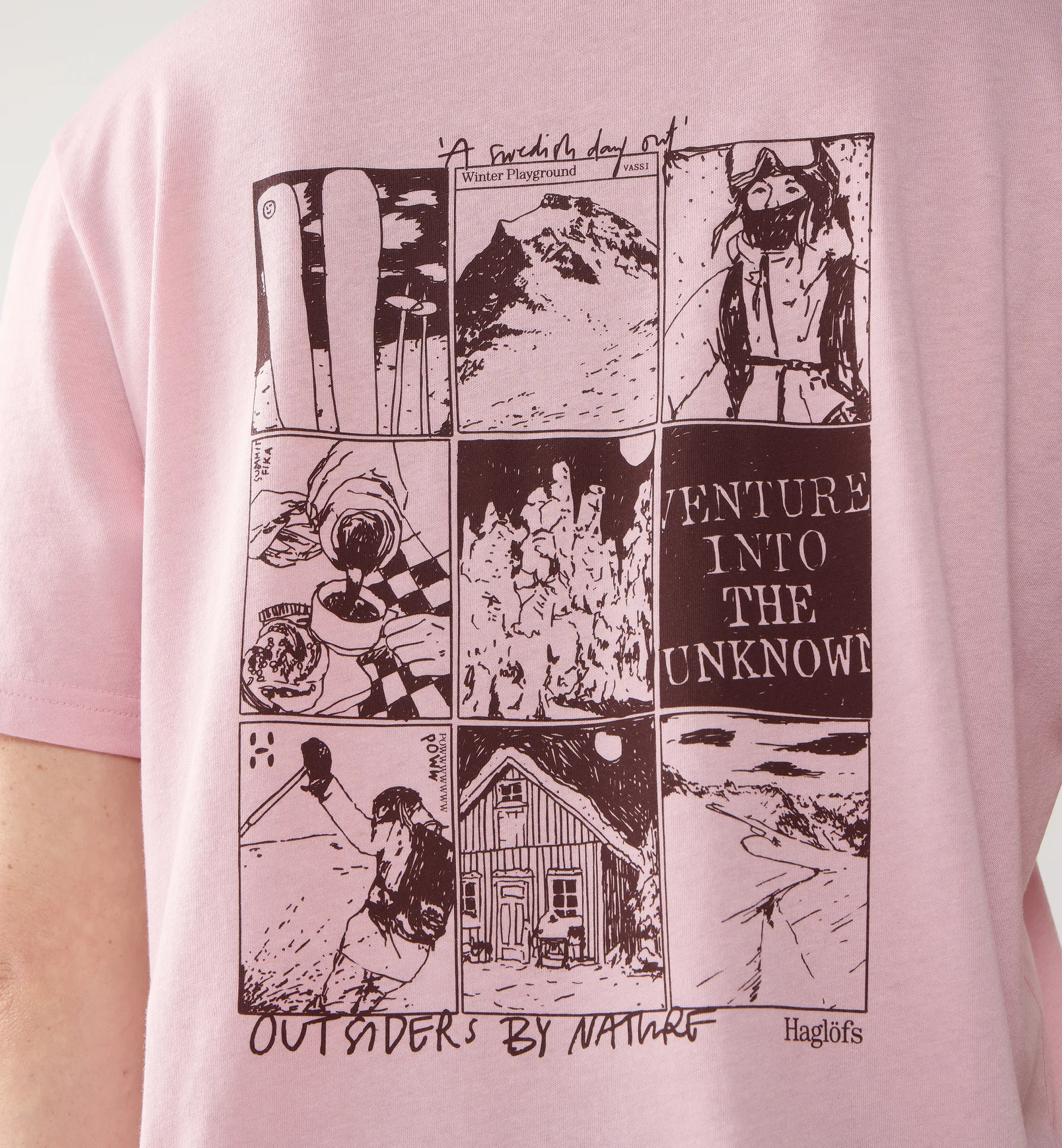 Outsiders Graphic Tee Women Dusty Rose