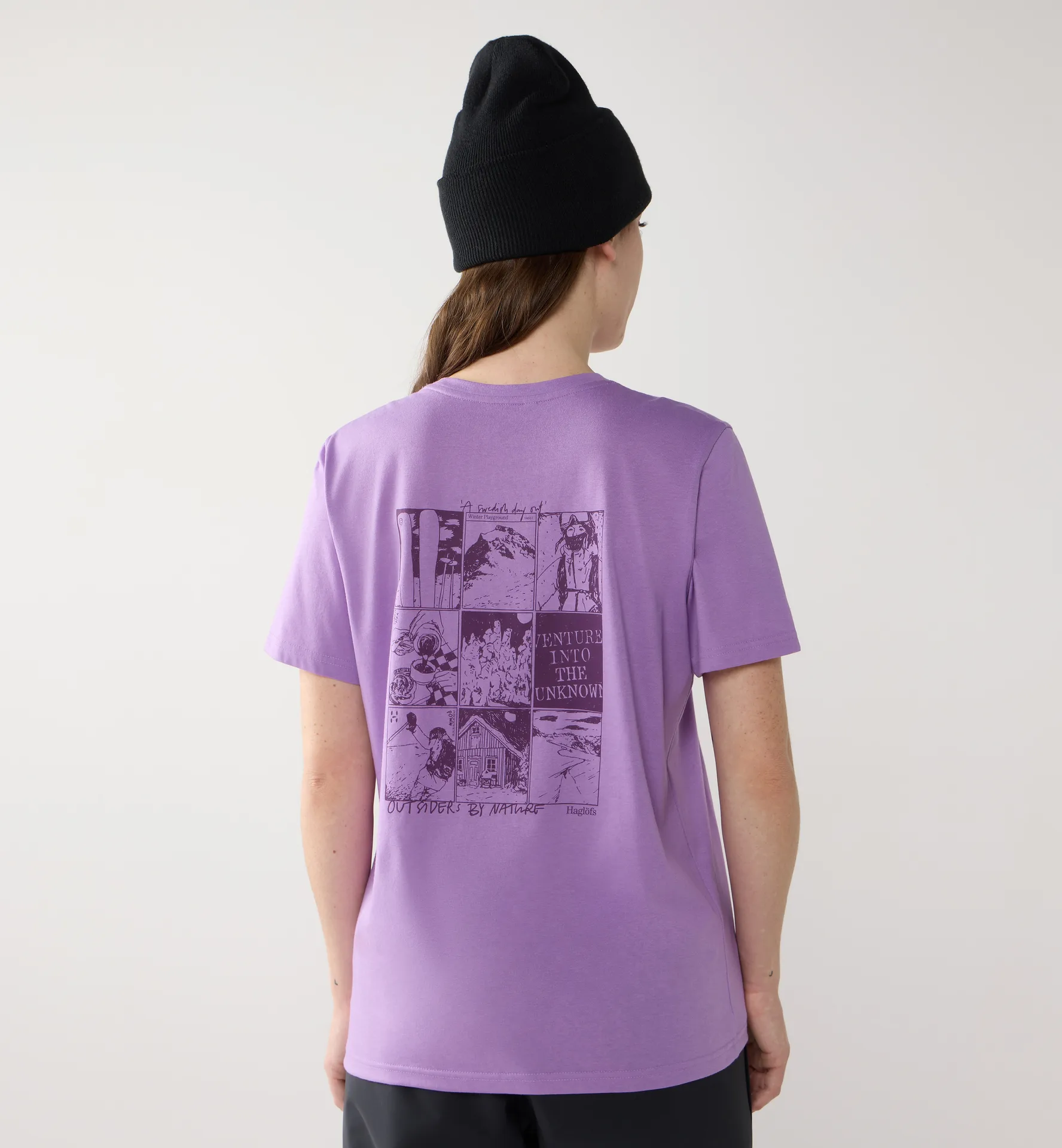 Outsiders Graphic Tee Women Purple Ice 1