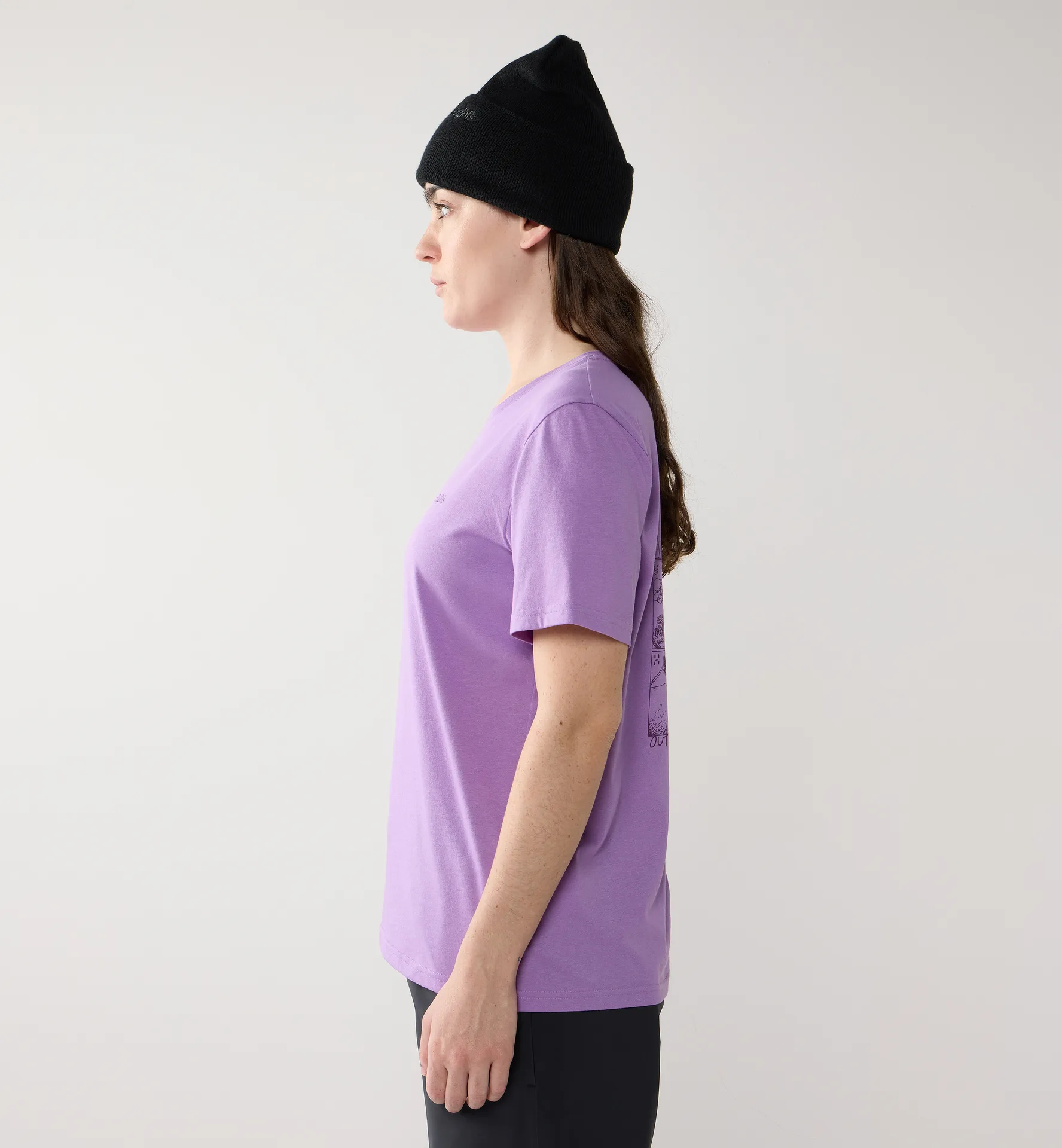 Outsiders Graphic Tee Women Purple Ice 1