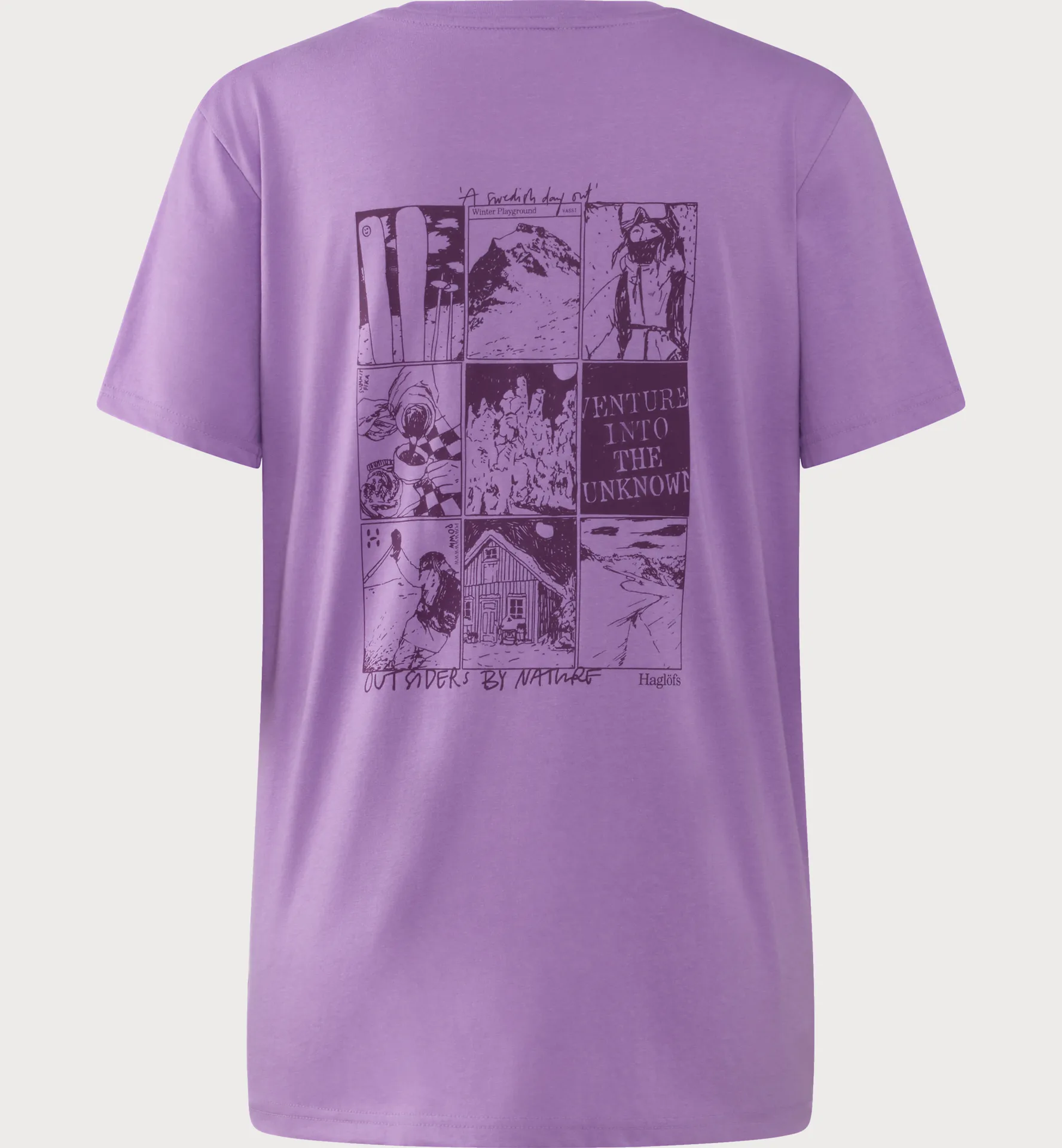 Outsiders Graphic Tee Women Purple Ice 1