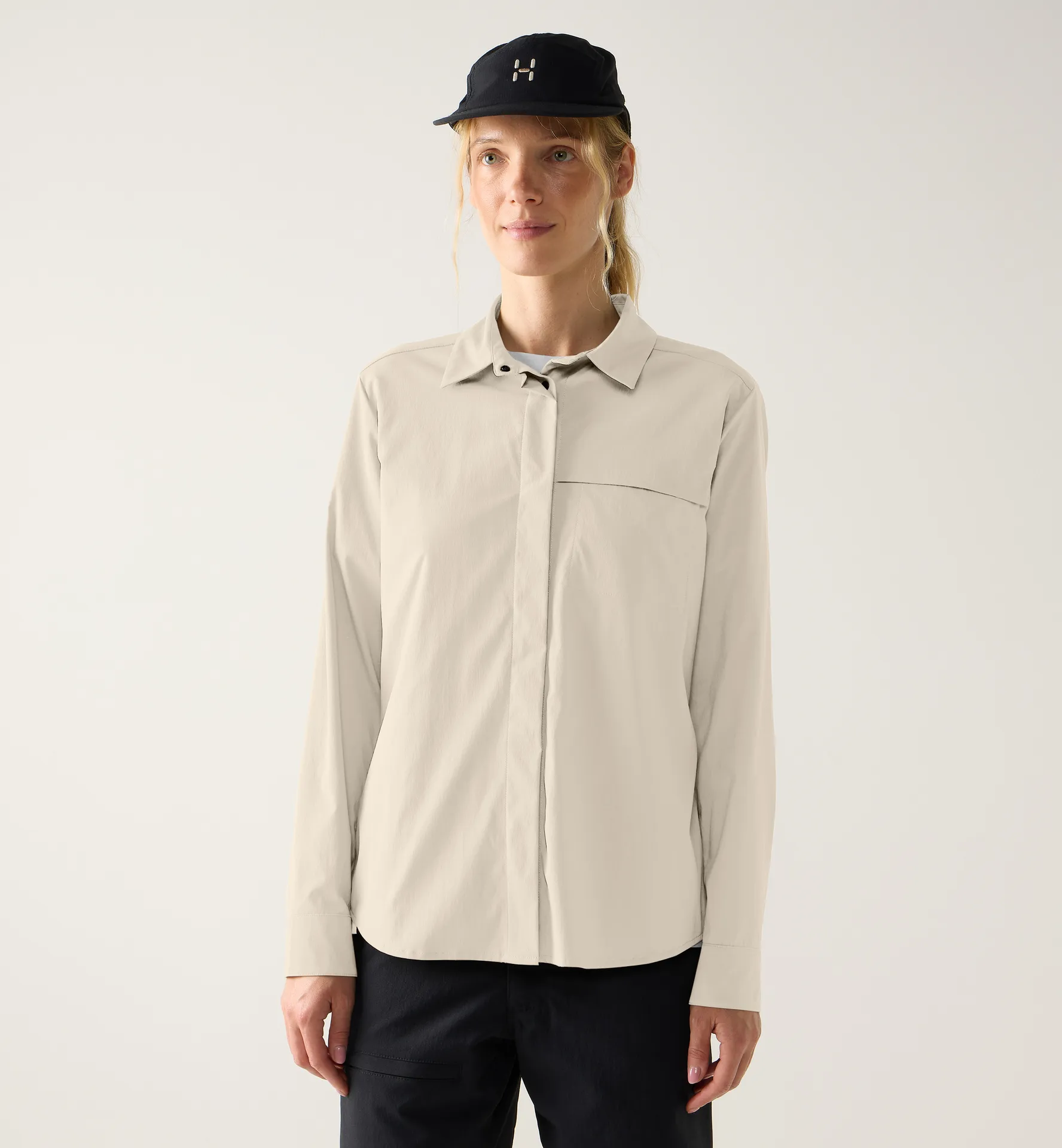 Haglöfs Salo Shirt II Women Chalk Beige - Damen - S