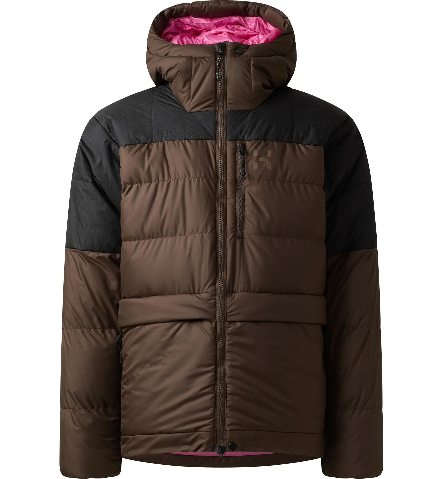 Riksgränsen Down 850 II Hood Men Woodland Brown