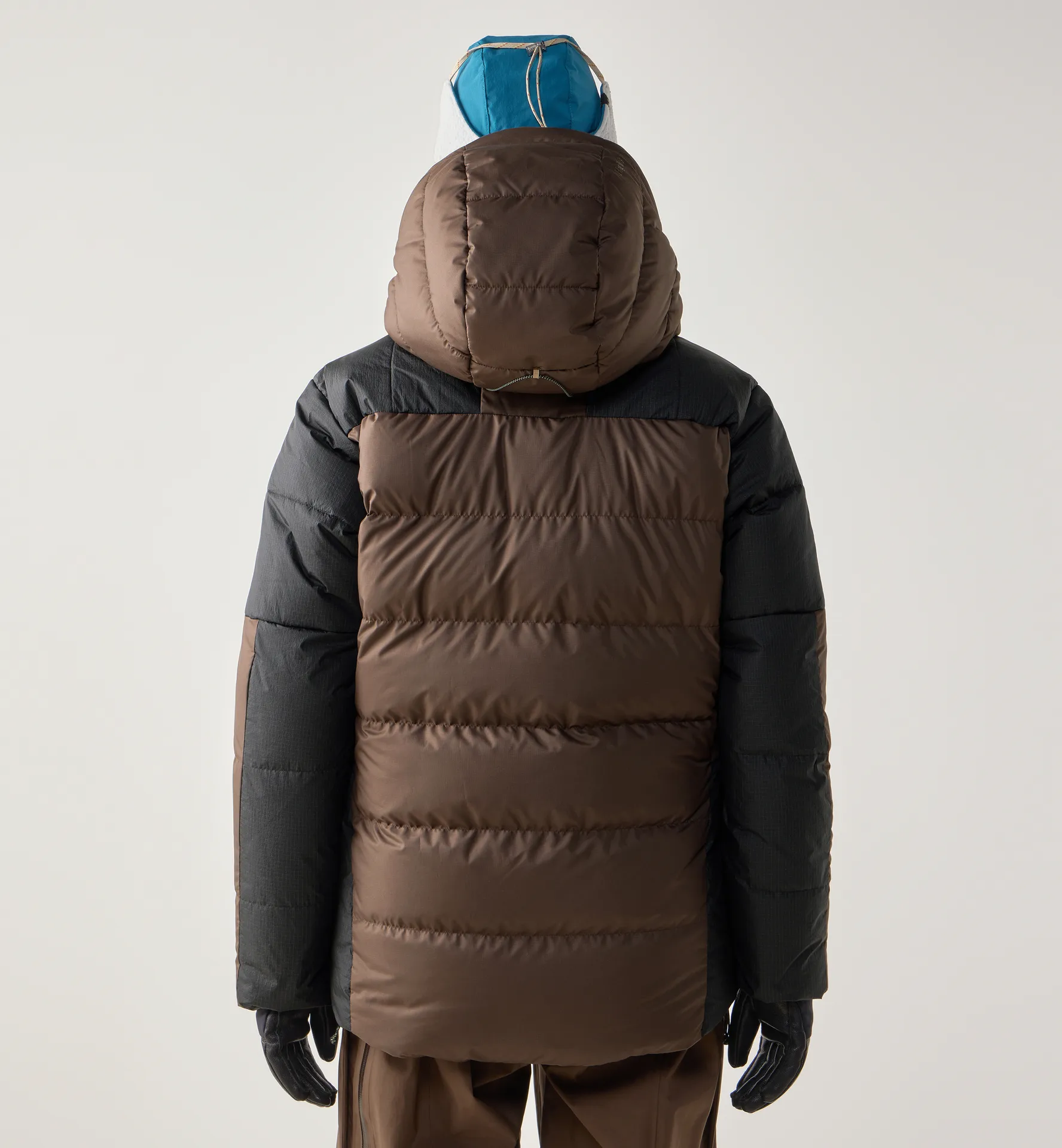 Riksgränsen Down 850 II Hood Women Woodland Brown