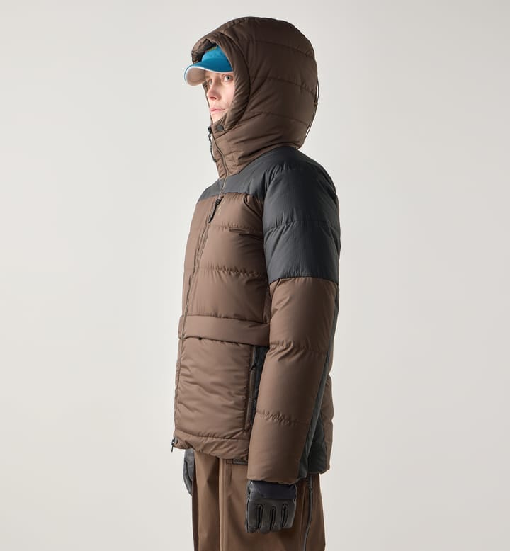 Riksgränsen Down 850 II Hood Women Woodland Brown Riksgränsen Down 850 II Hood Women Woodland Brown