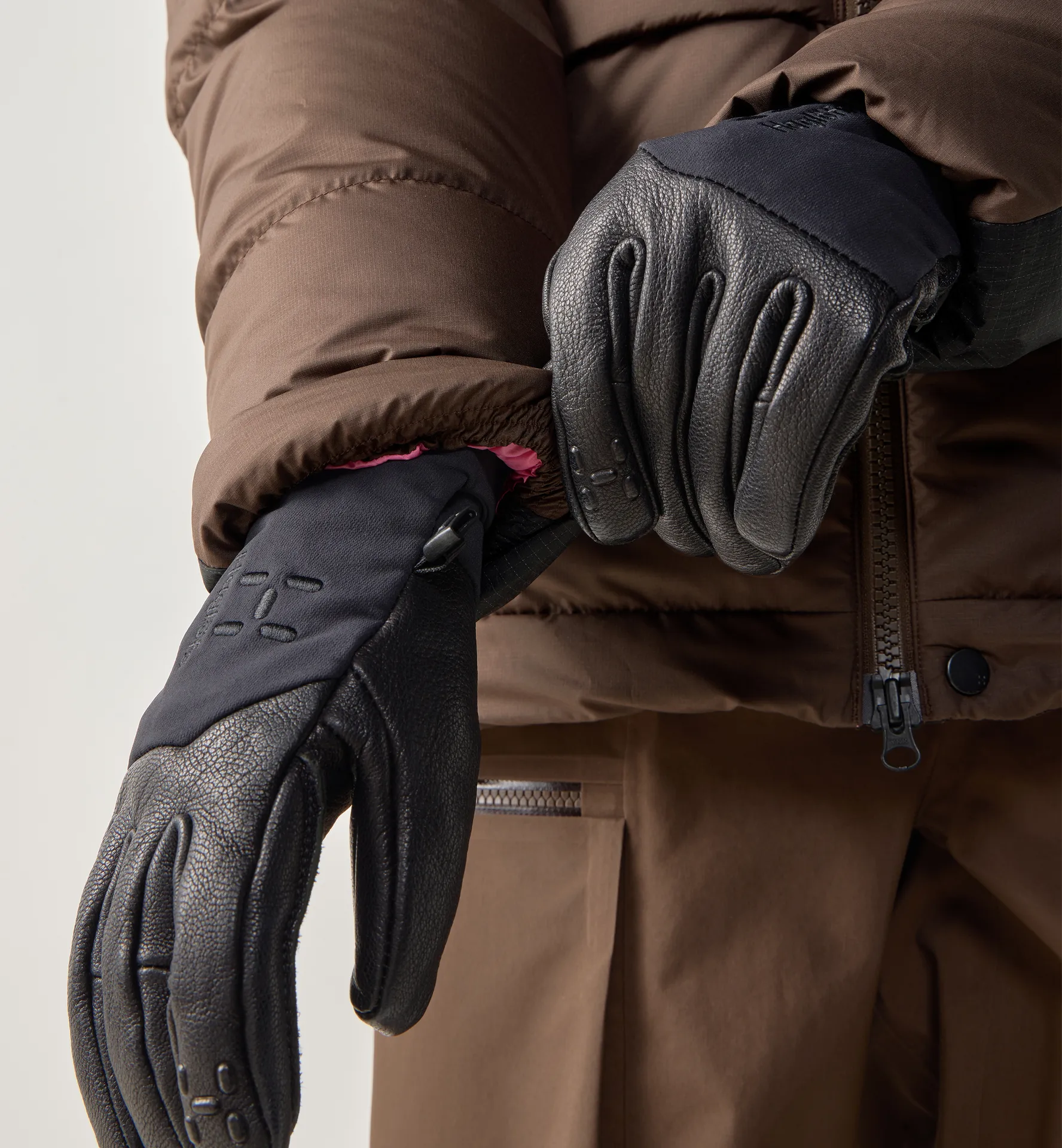 Riksgränsen Down 850 II Hood Women Woodland Brown