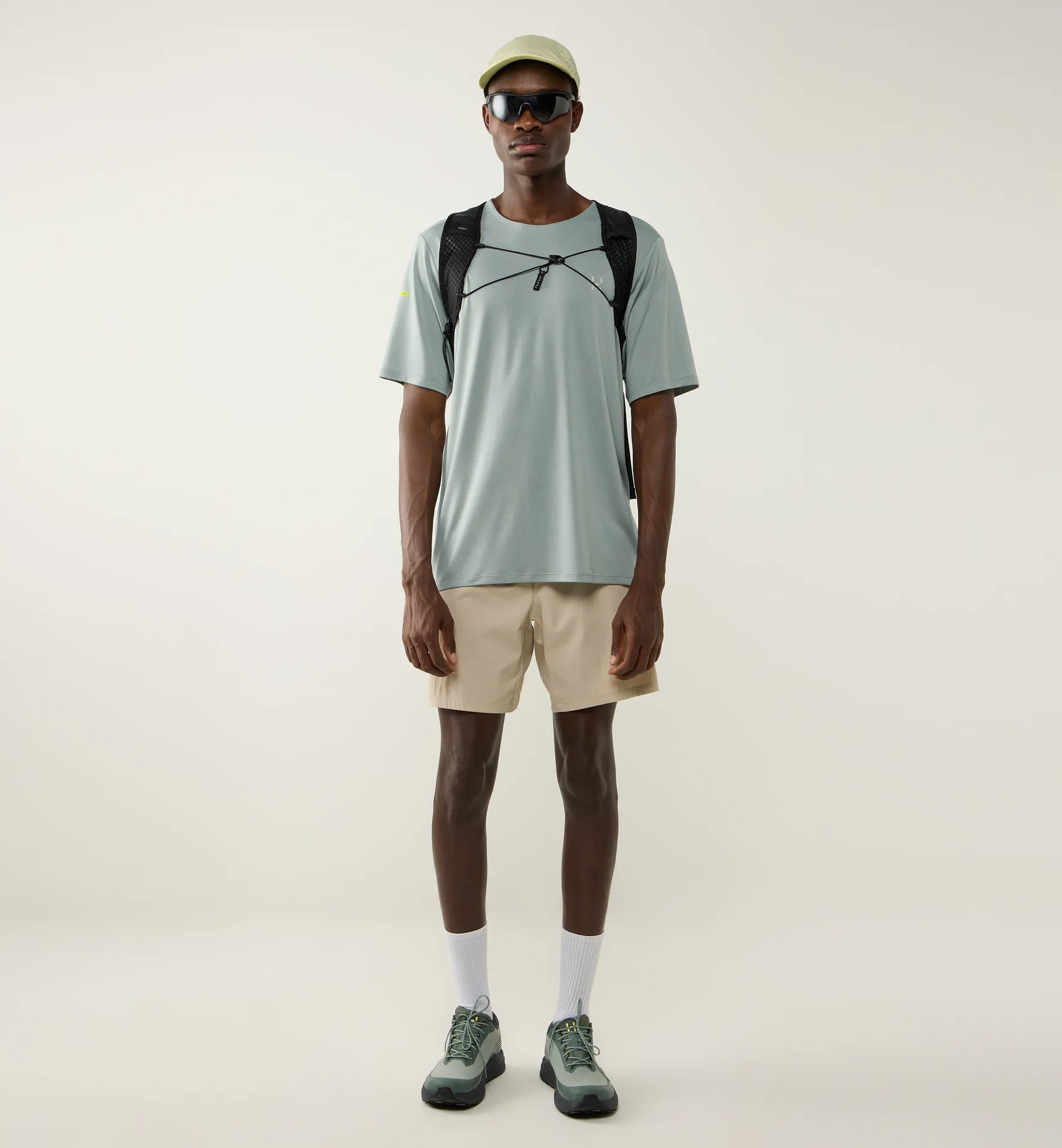 L.I.M Delta Tee Men Dew Green Melange