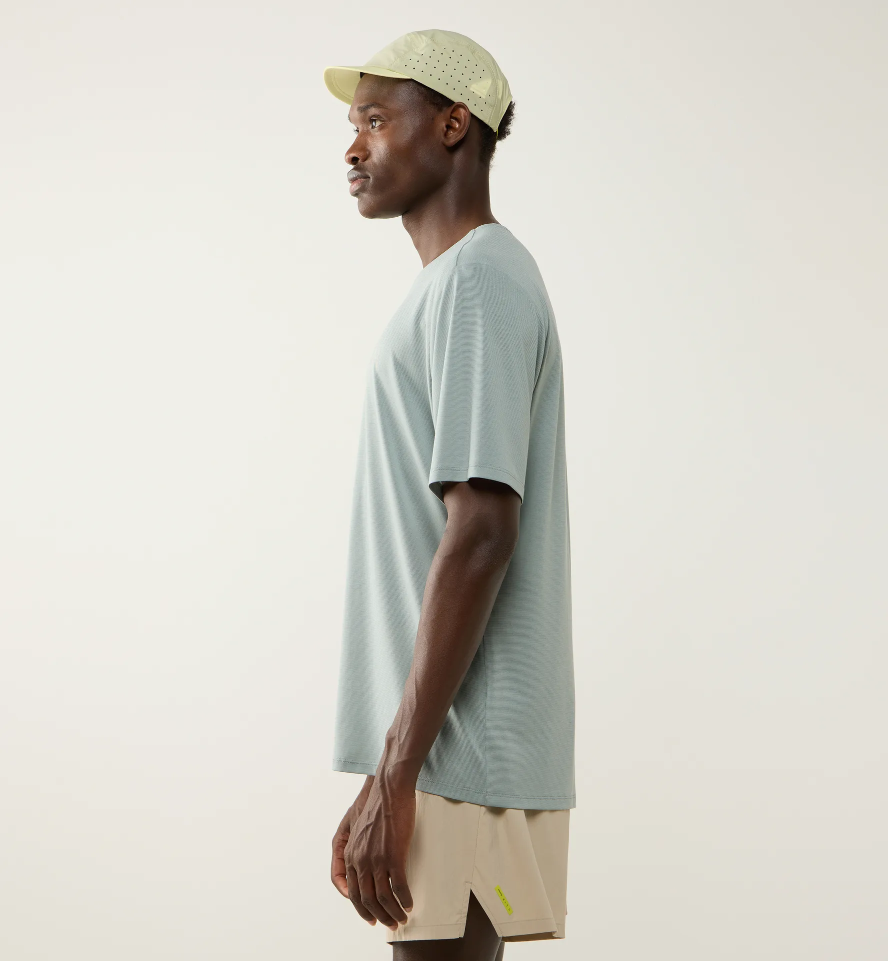 L.I.M Delta Tee Men Dew Green Melange