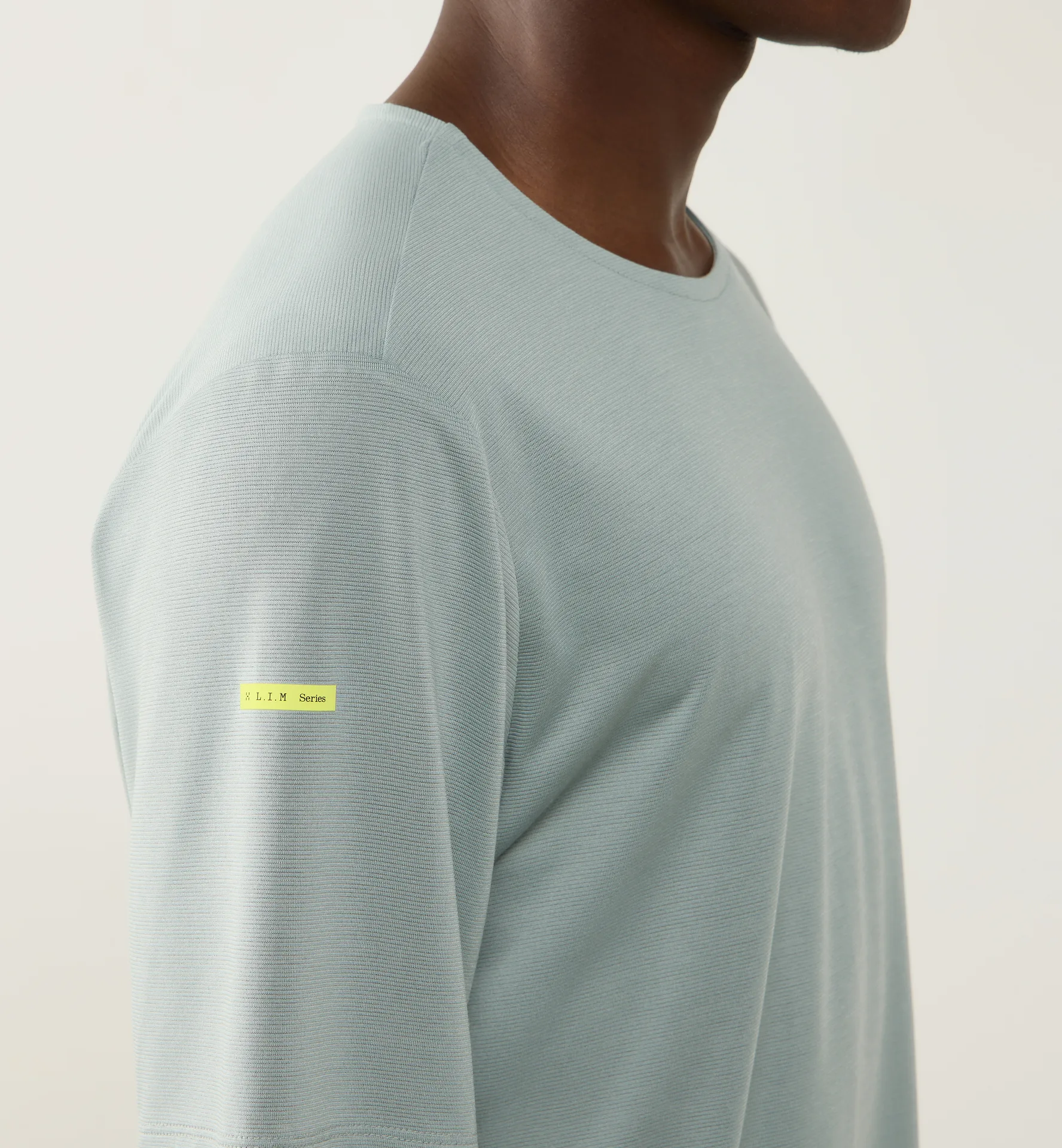 L.I.M Delta Tee Men Dew Green Melange