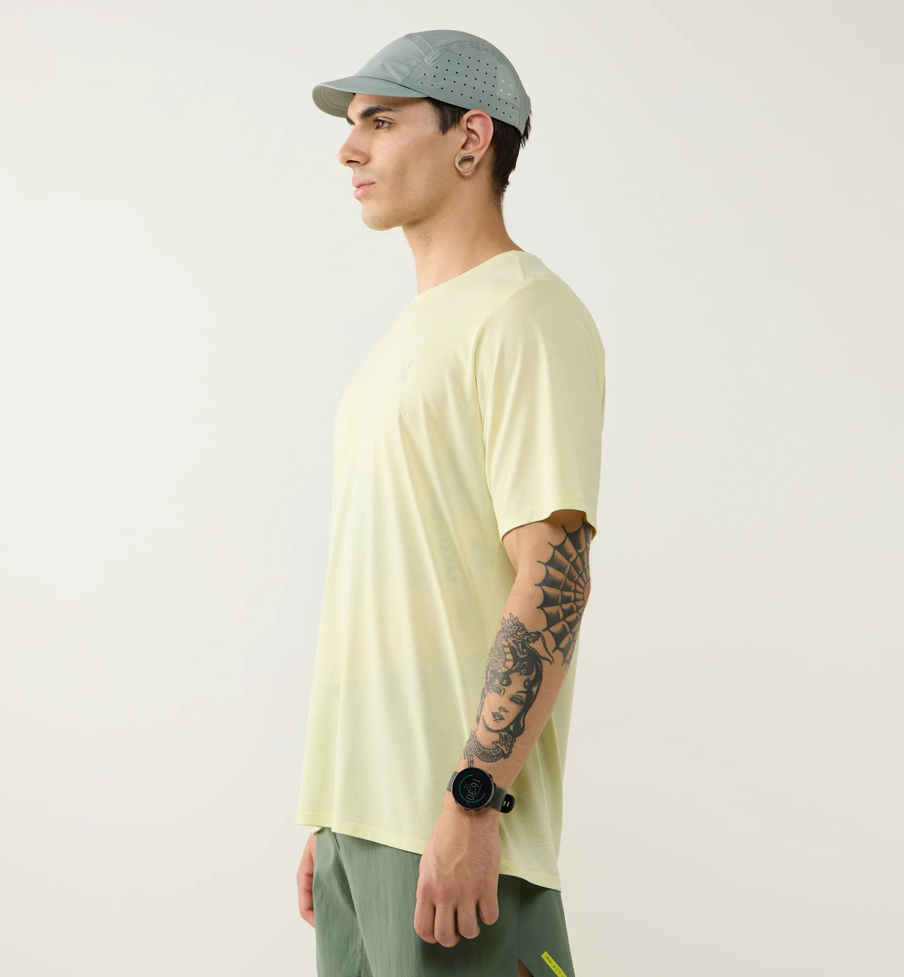 L.I.M Delta Tee Men Yellow Rise Melange