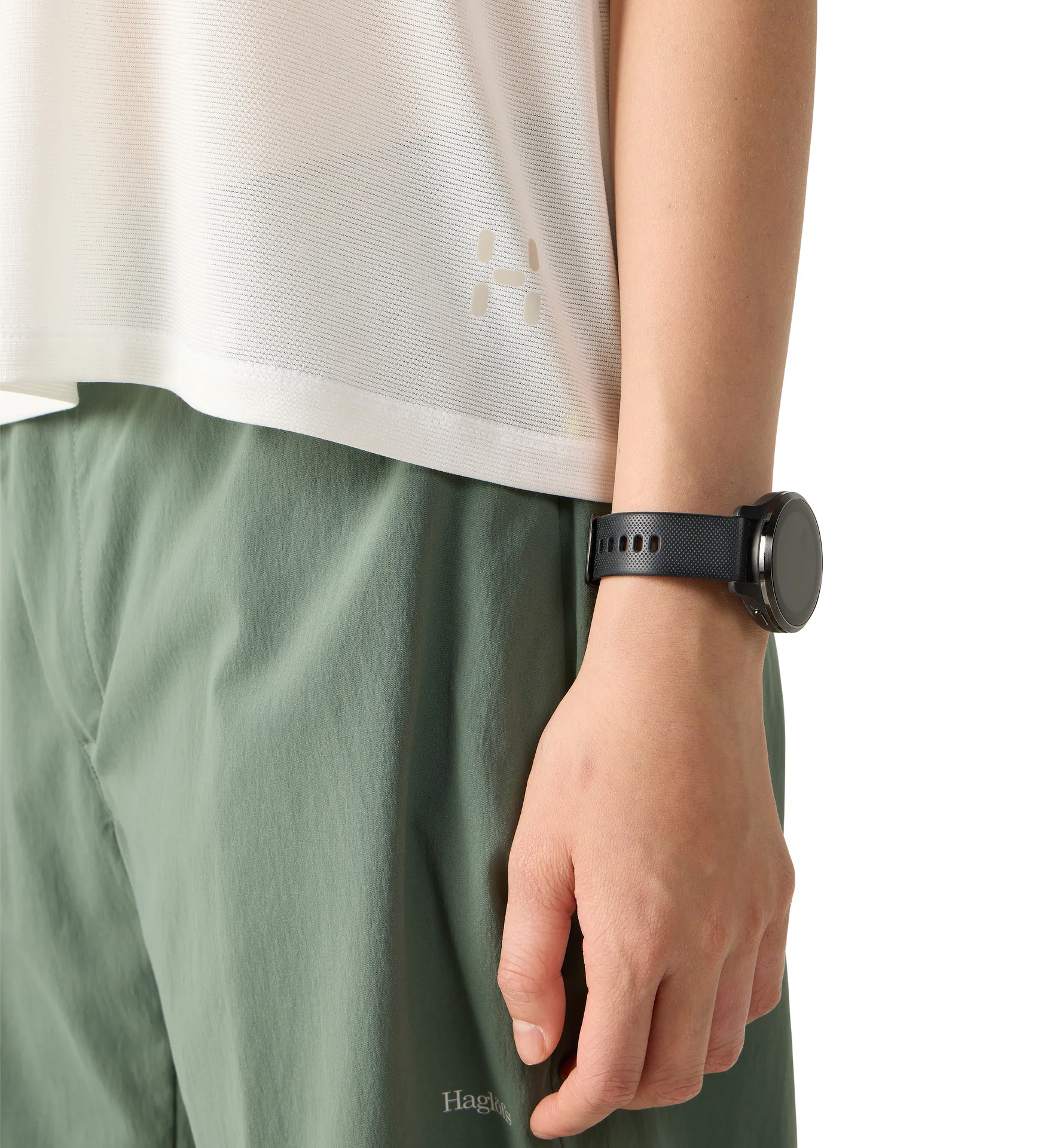 L.I.M Delta Crop Tee Women Soft White