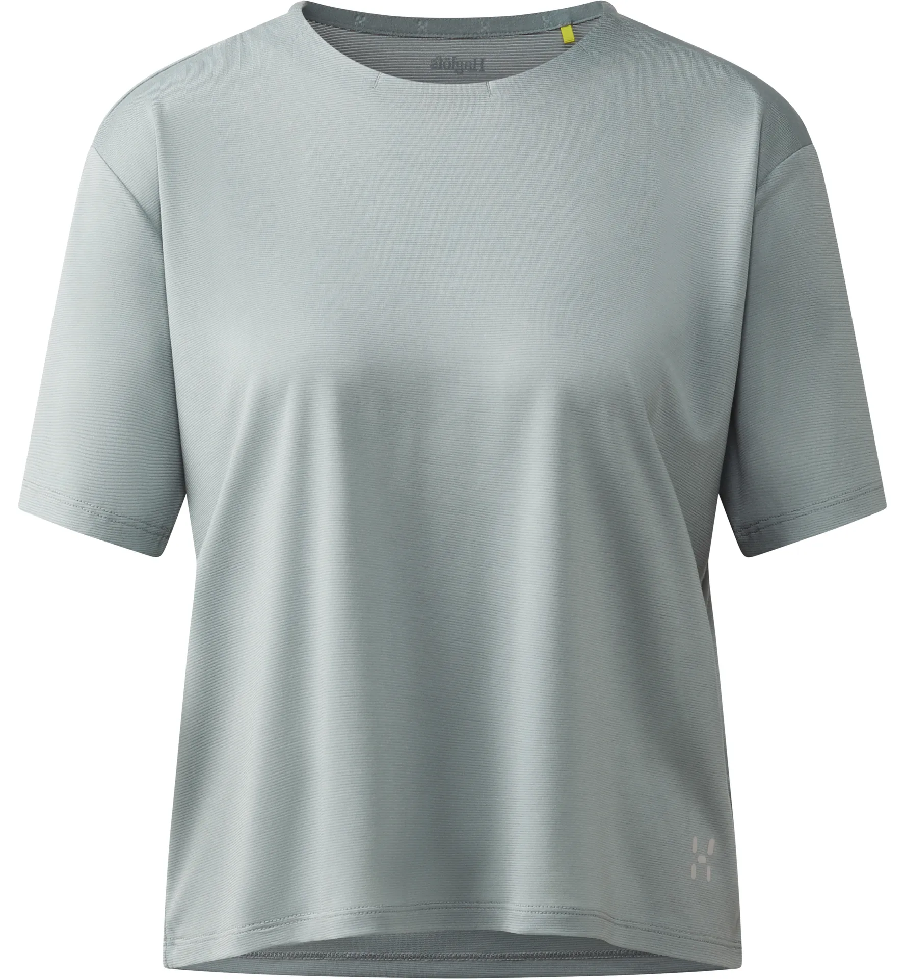 L.I.M Delta Crop Tee Women Dew Green Melange