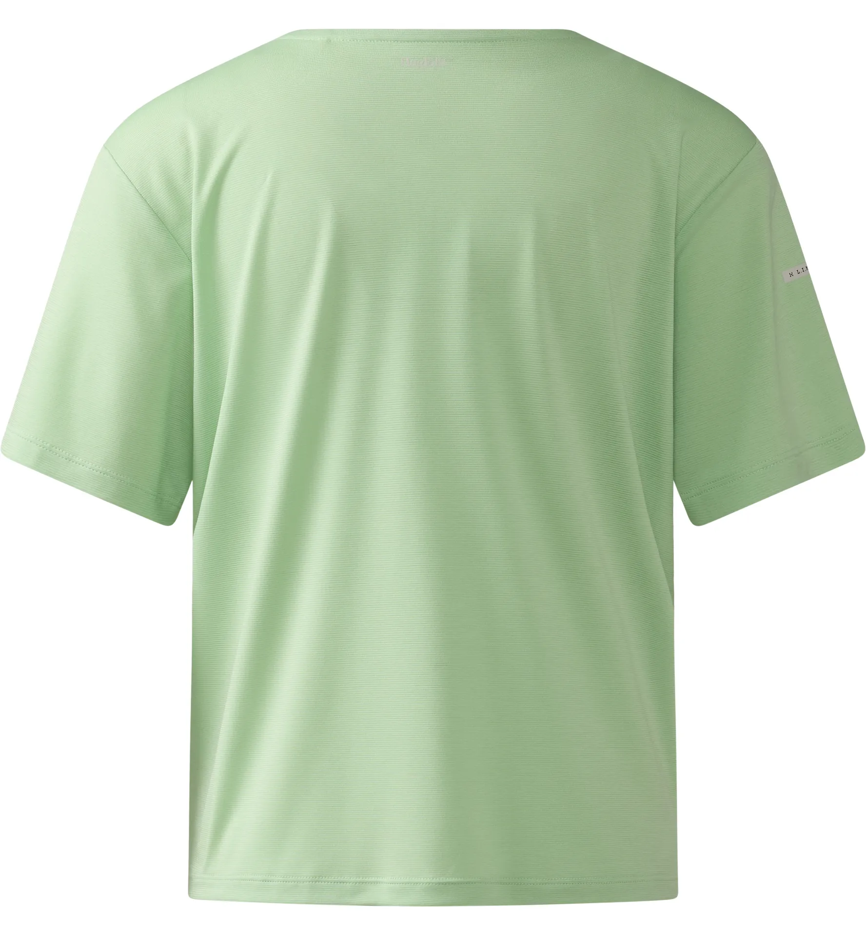 L.I.M Delta Crop Tee Women Echo Green