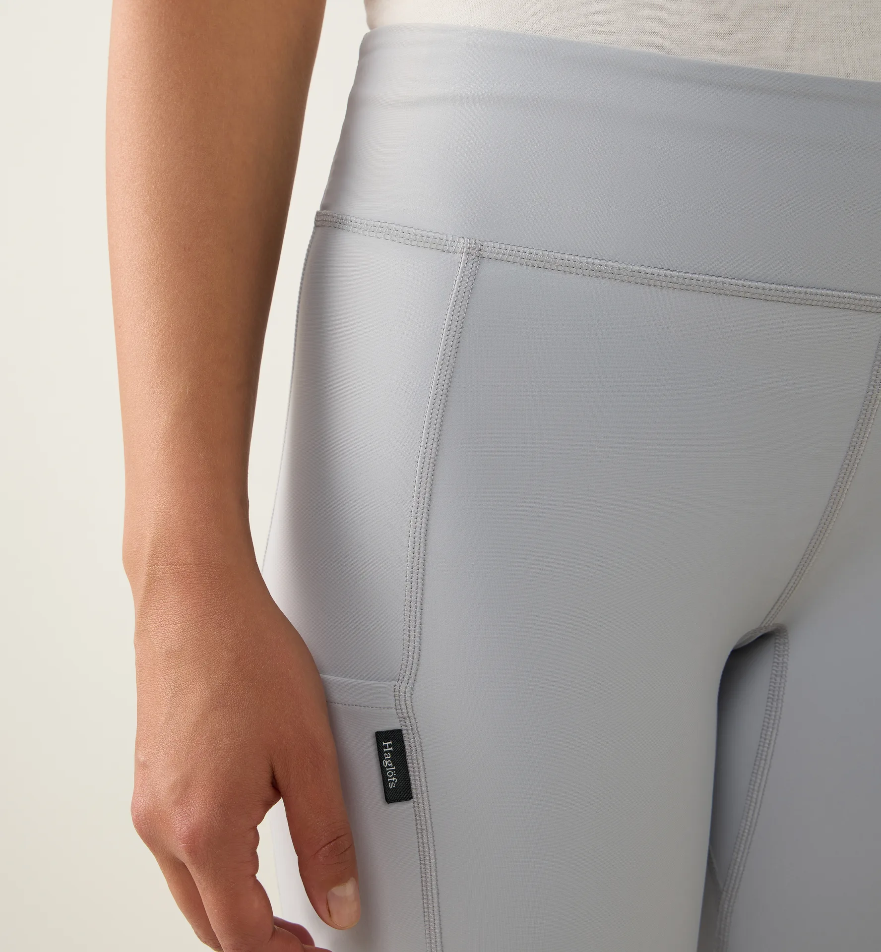 Ridge Short Tights Women Stone Grey