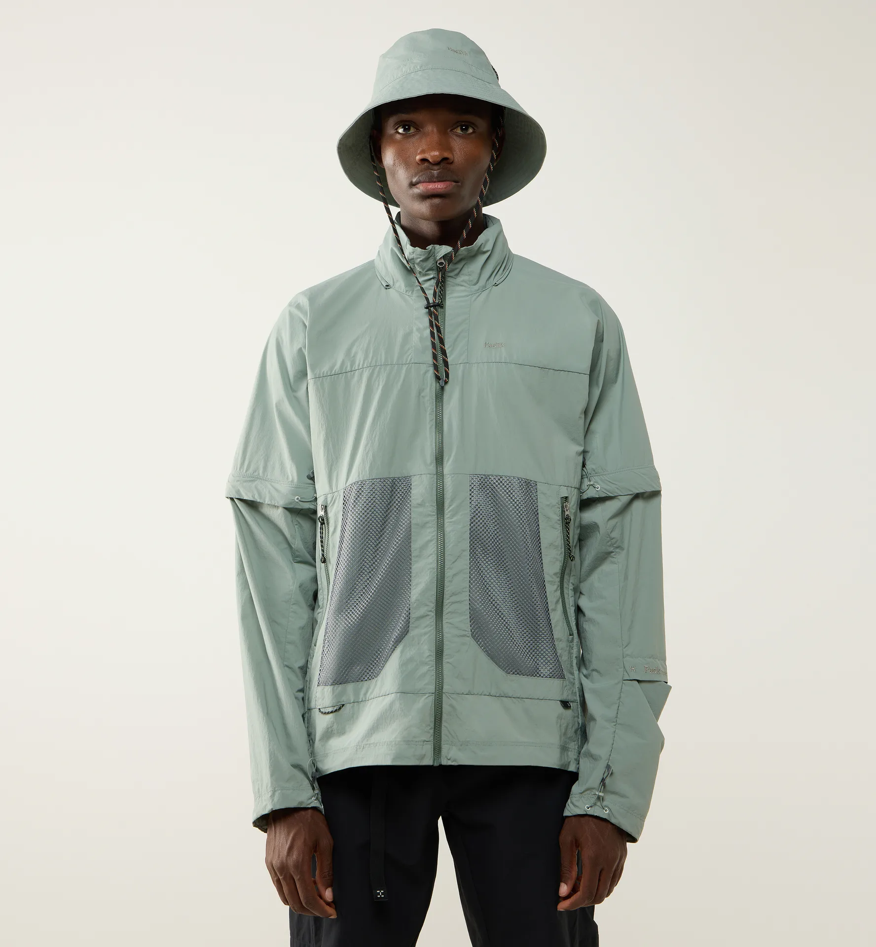 Solis Zip Off Jacket Men Dew Green