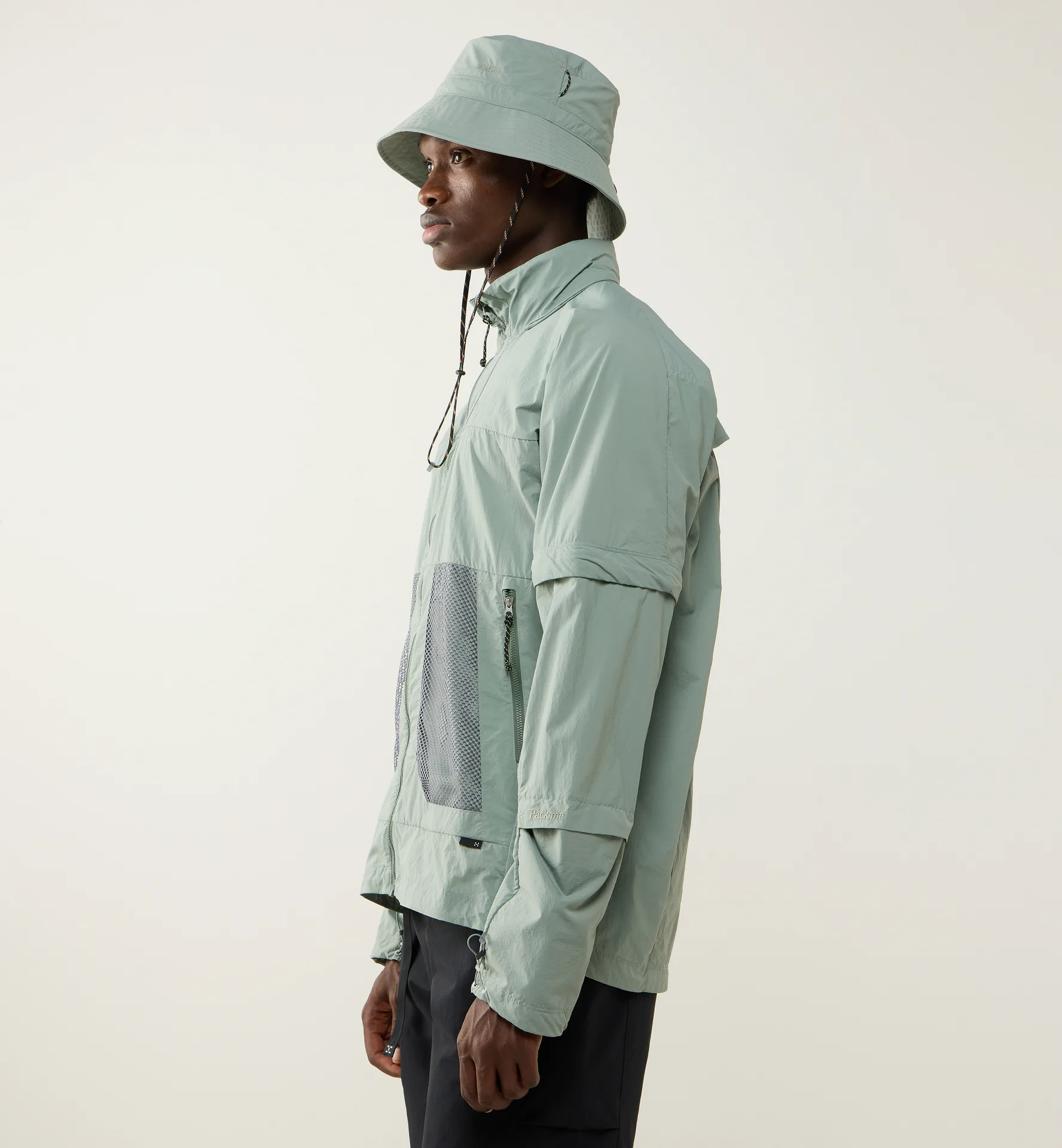 Solis Zip Off Jacket Men Dew Green