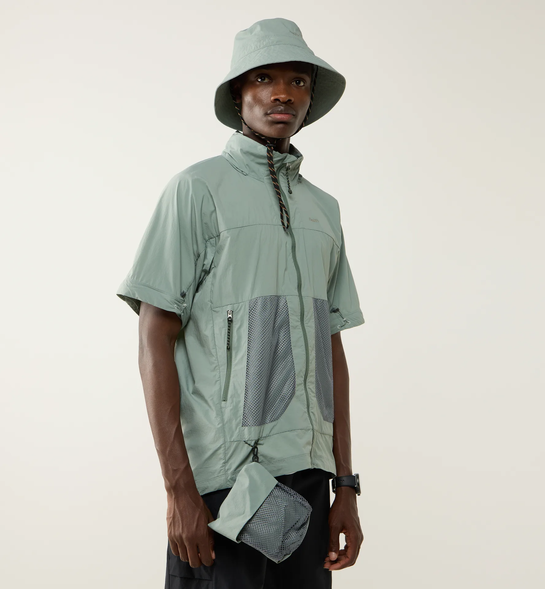 Solis Zip Off Jacket Men Dew Green