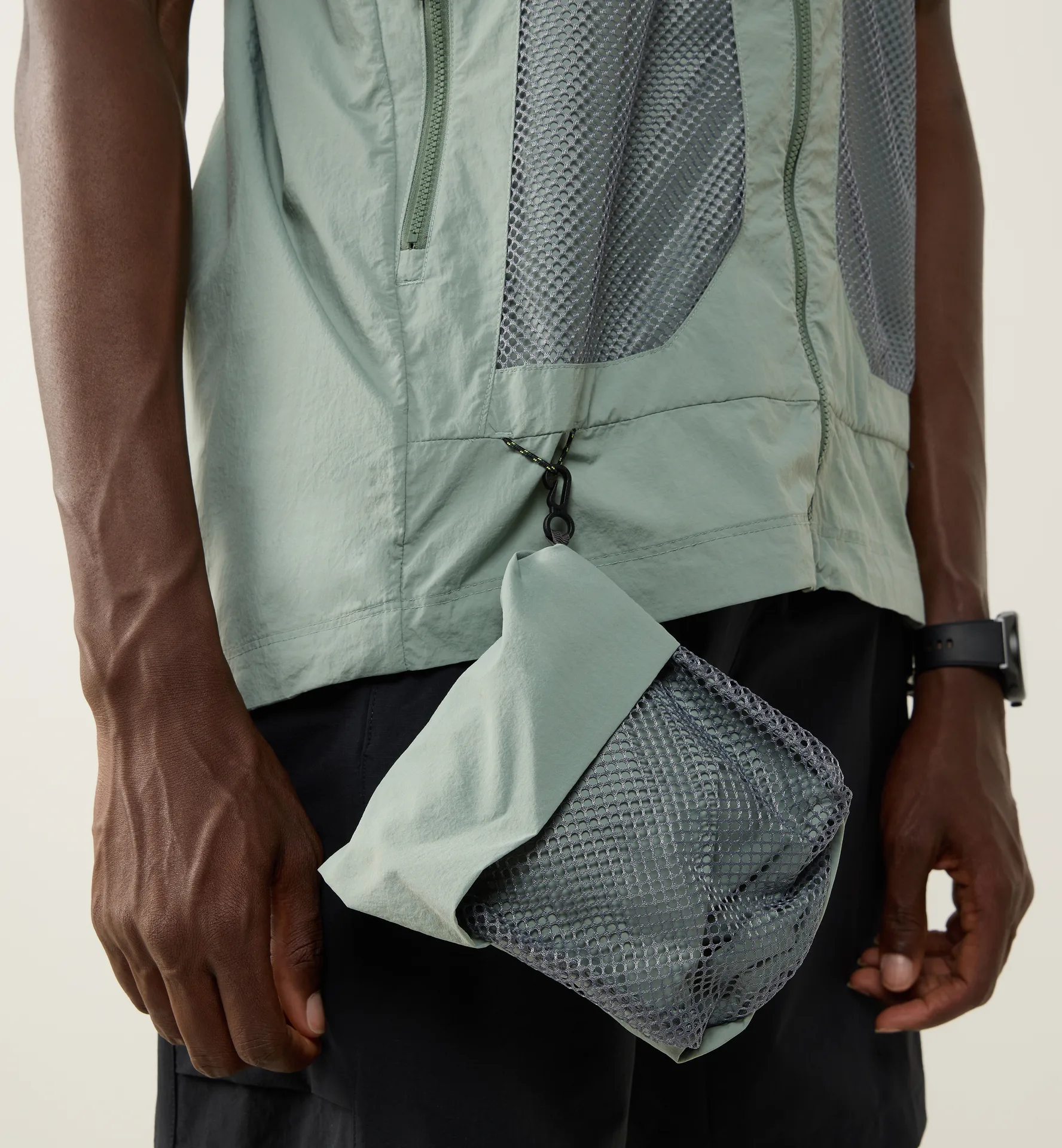 Solis Zip Off Jacket Men Dew Green