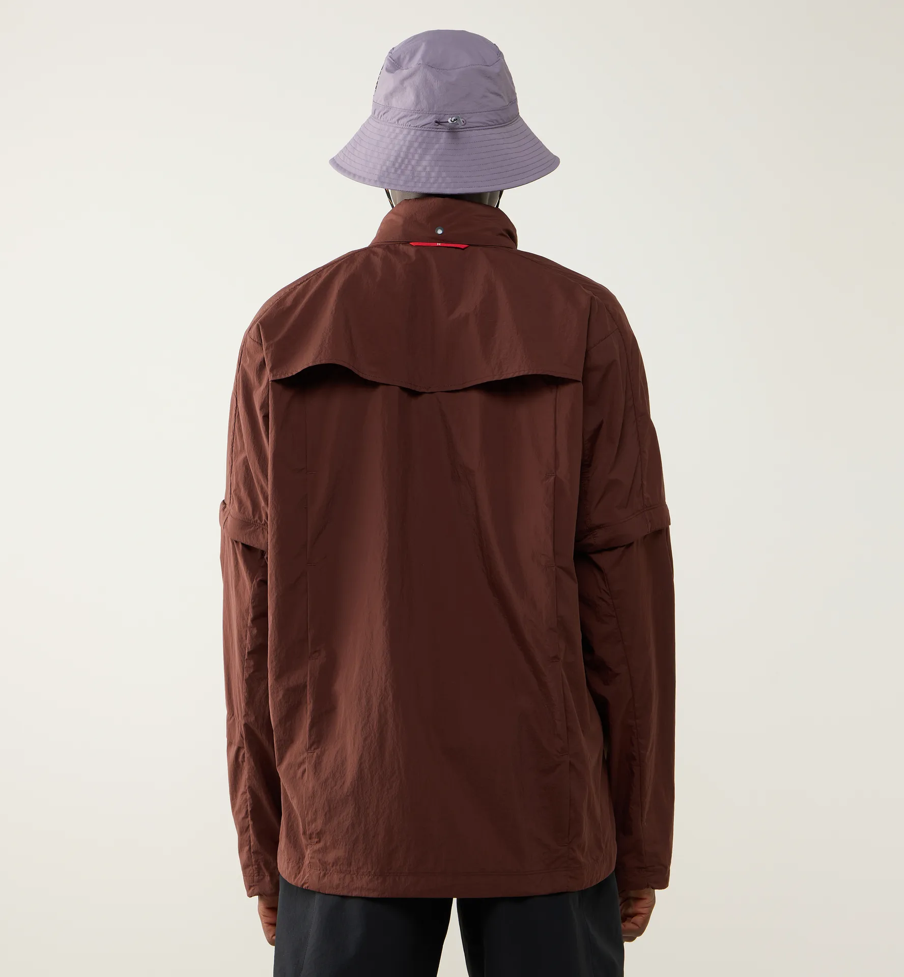 Solis Zip Off Jacket Men Maroon Trail