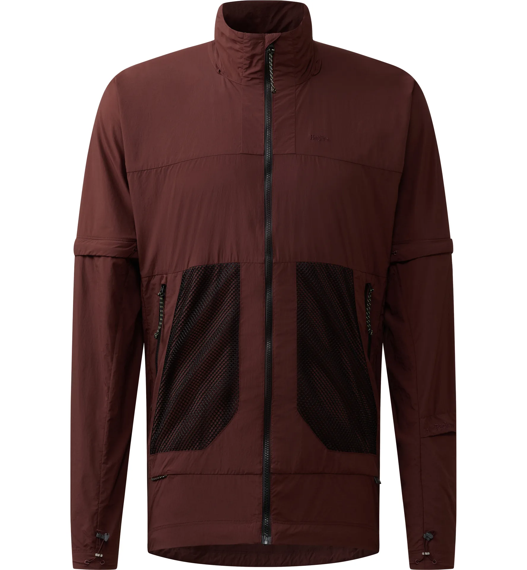 Solis Zip Off Jacket Men Maroon Trail