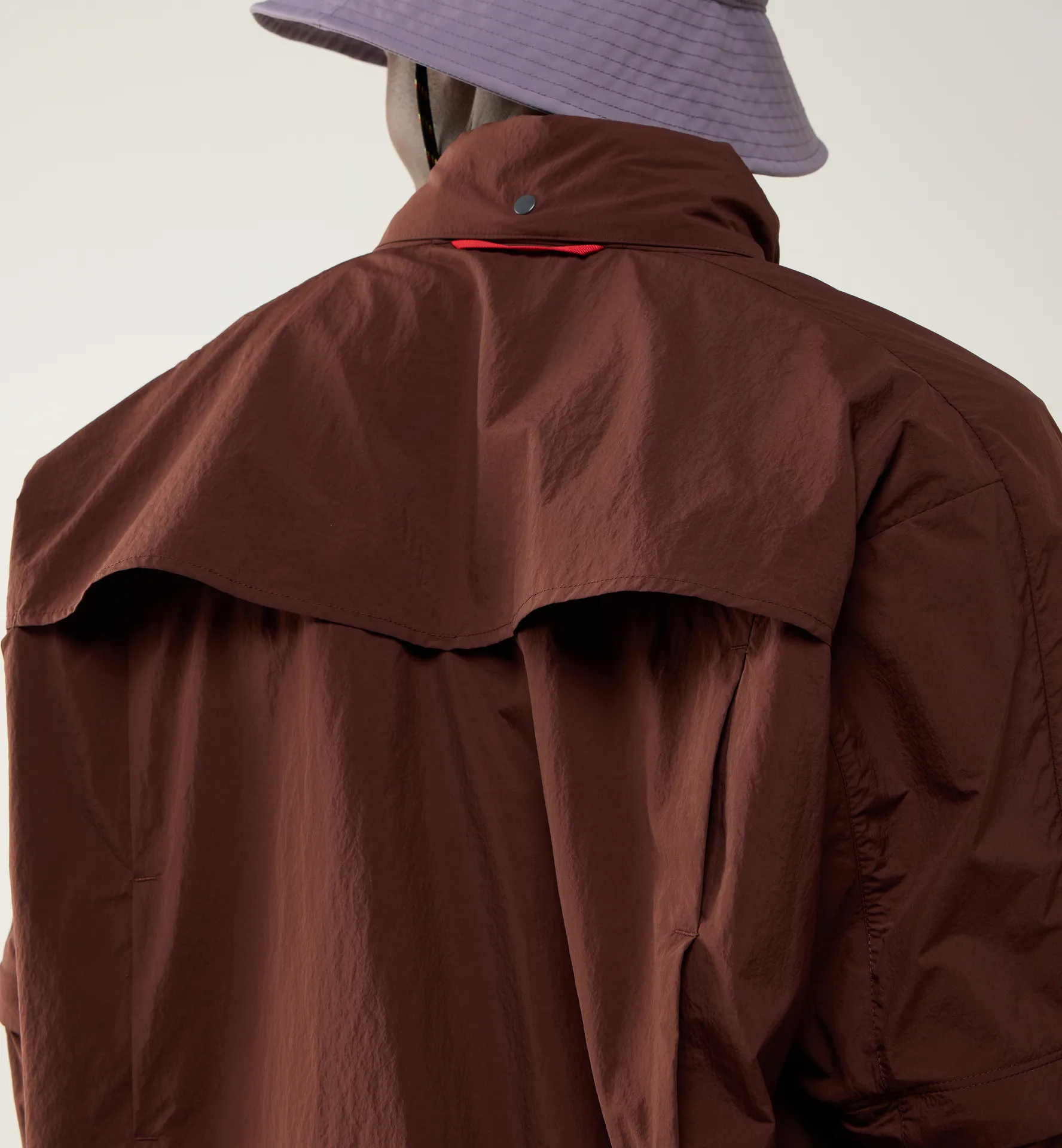 Solis Zip Off Jacket Men Maroon Trail