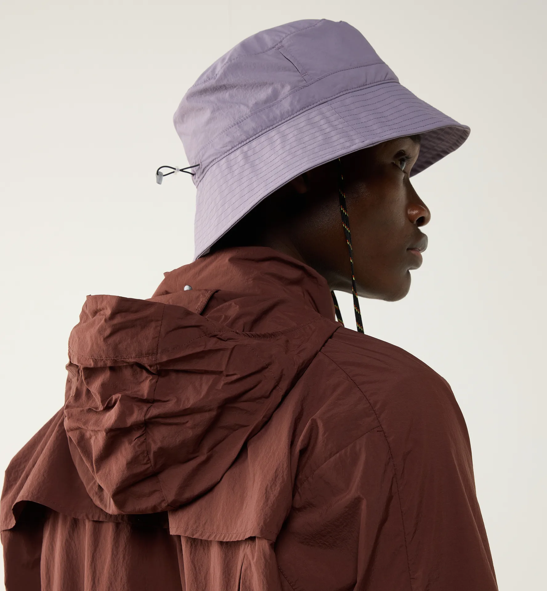 Solis Zip Off Jacket Men Maroon Trail